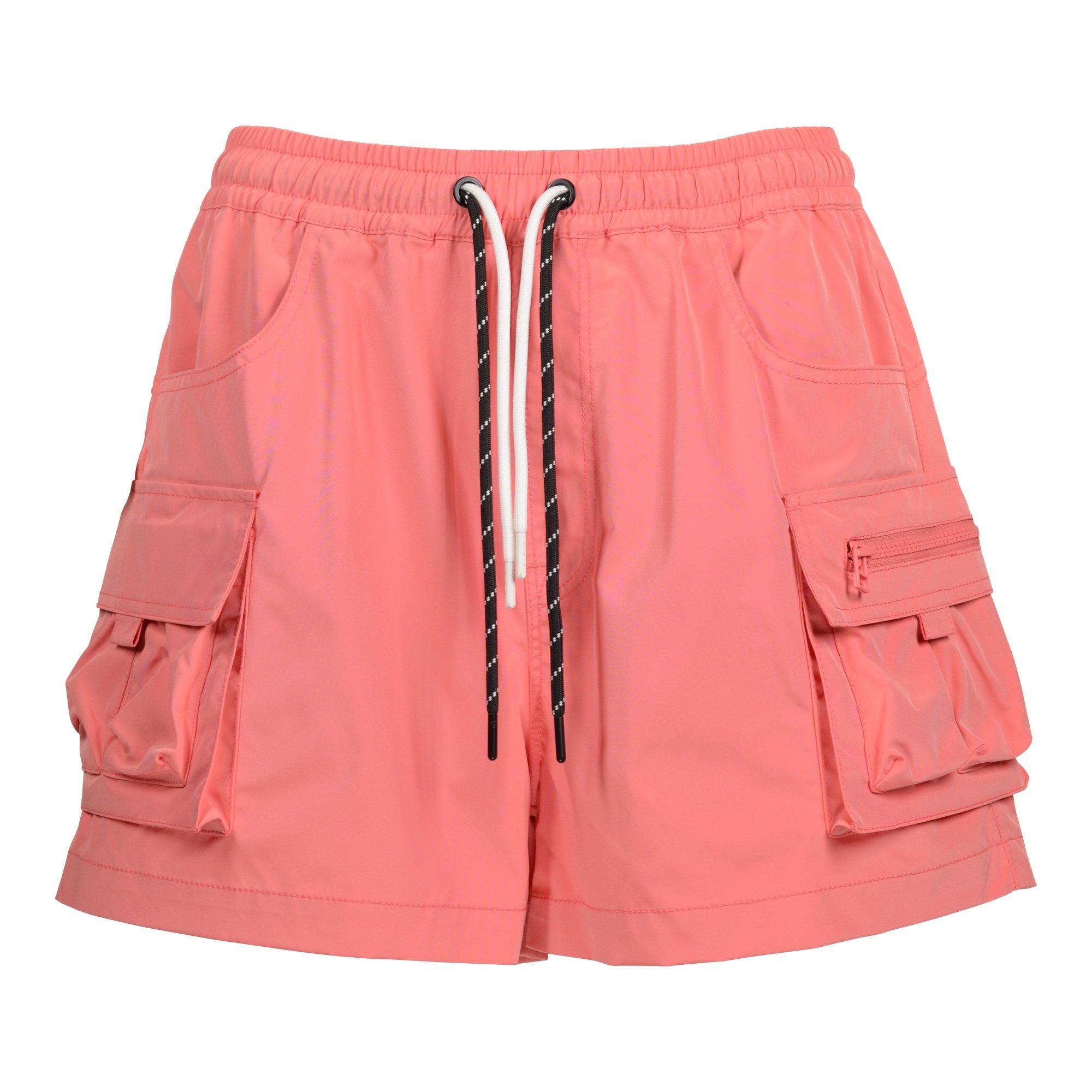 Grindhouse Women's Nylon Cargo 3-Inch ​Shorts - Pink - PINK