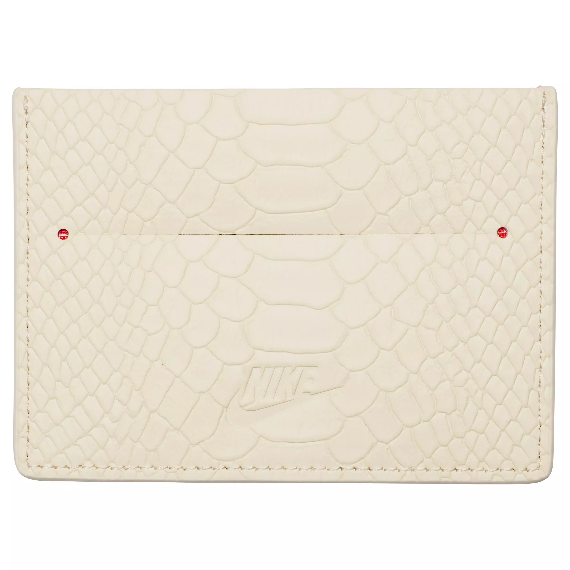 Nike Air Force 1 Snake Card Wallet - TAN/RED