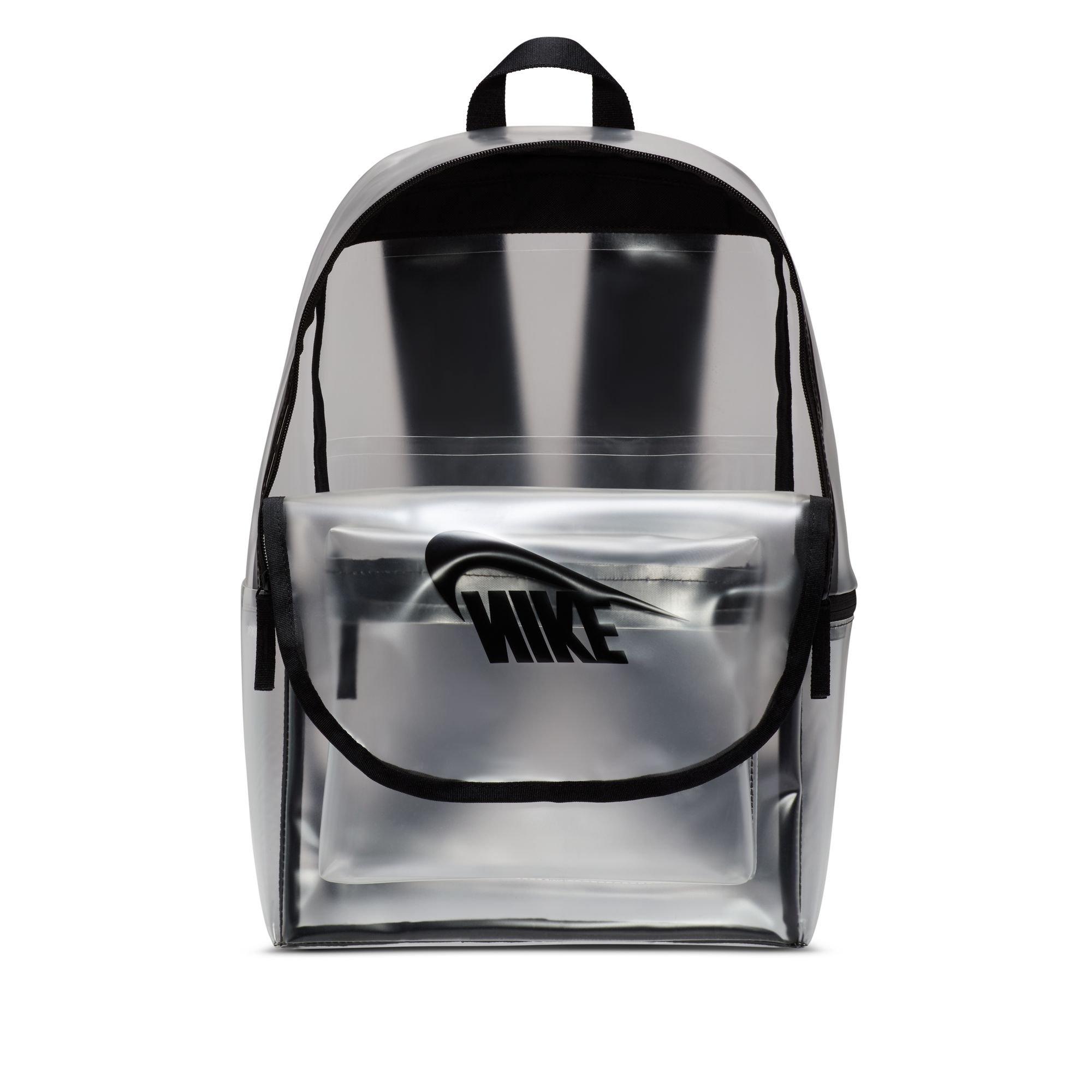 Nike Heritage Clear Backpack - Black