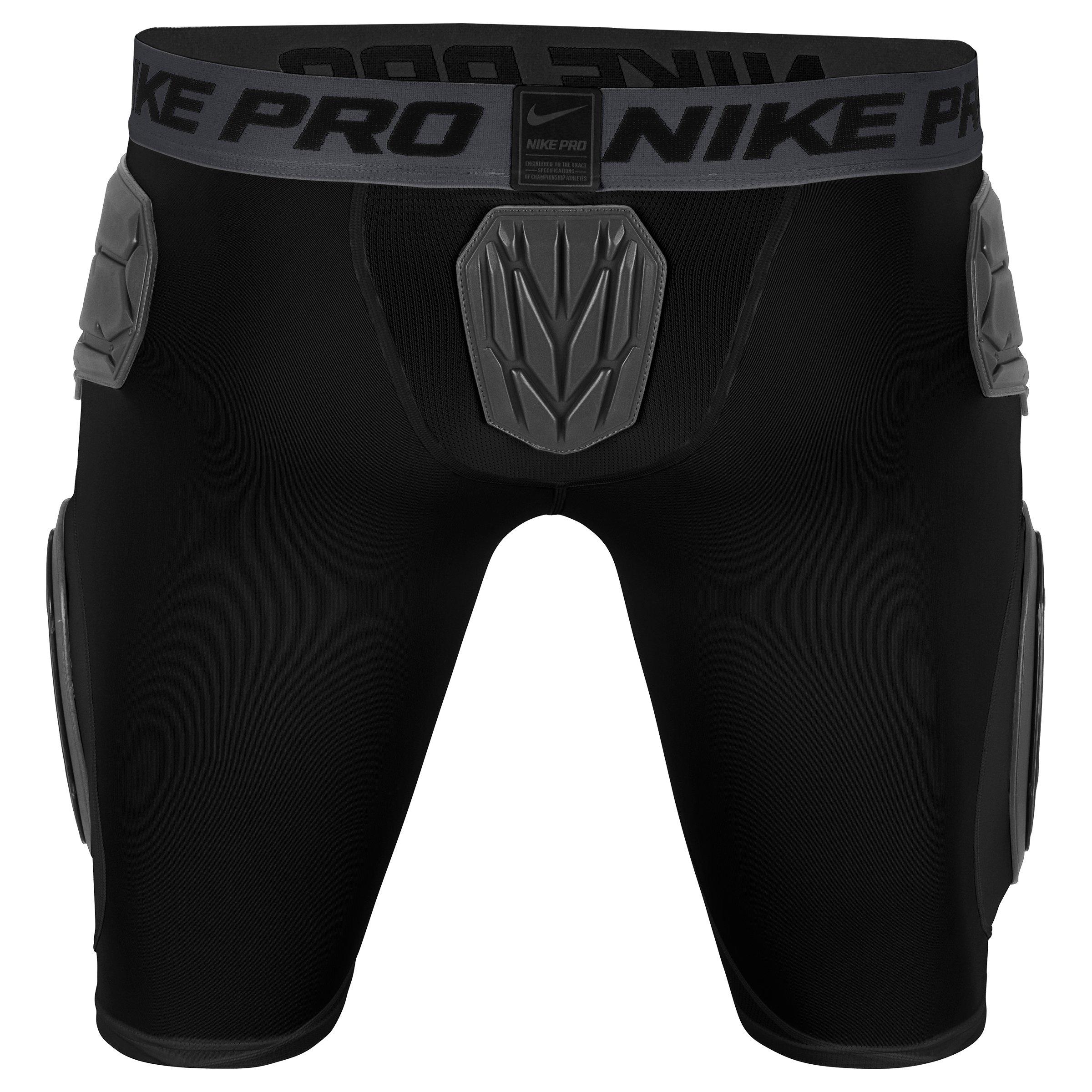 Nike Pro Hyperstrong Football Shorts - Black - BLACK Thumbnail View 2