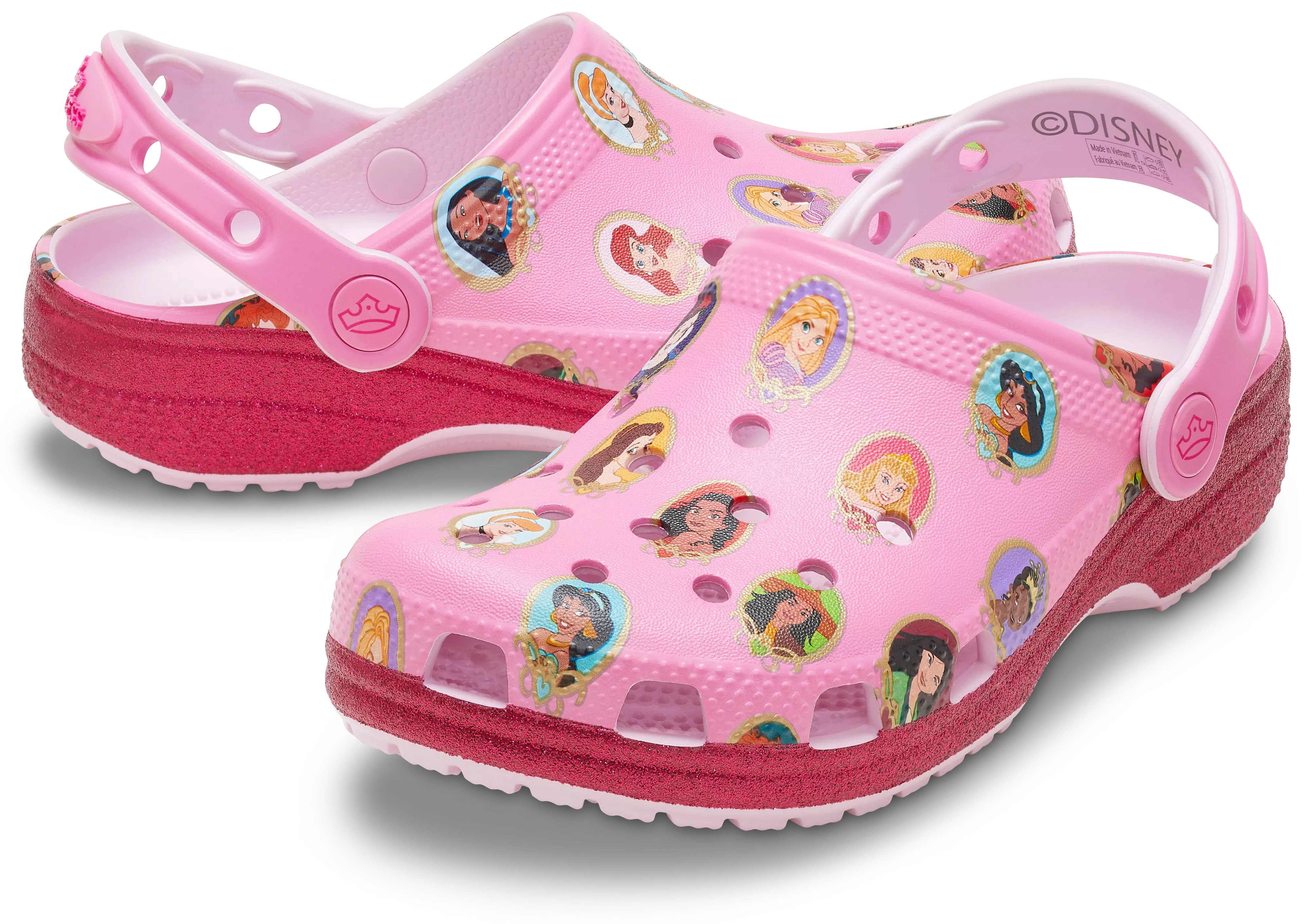 Crocs Classic Disney Princess "Pink" Preschool Girls' Clog - PINK