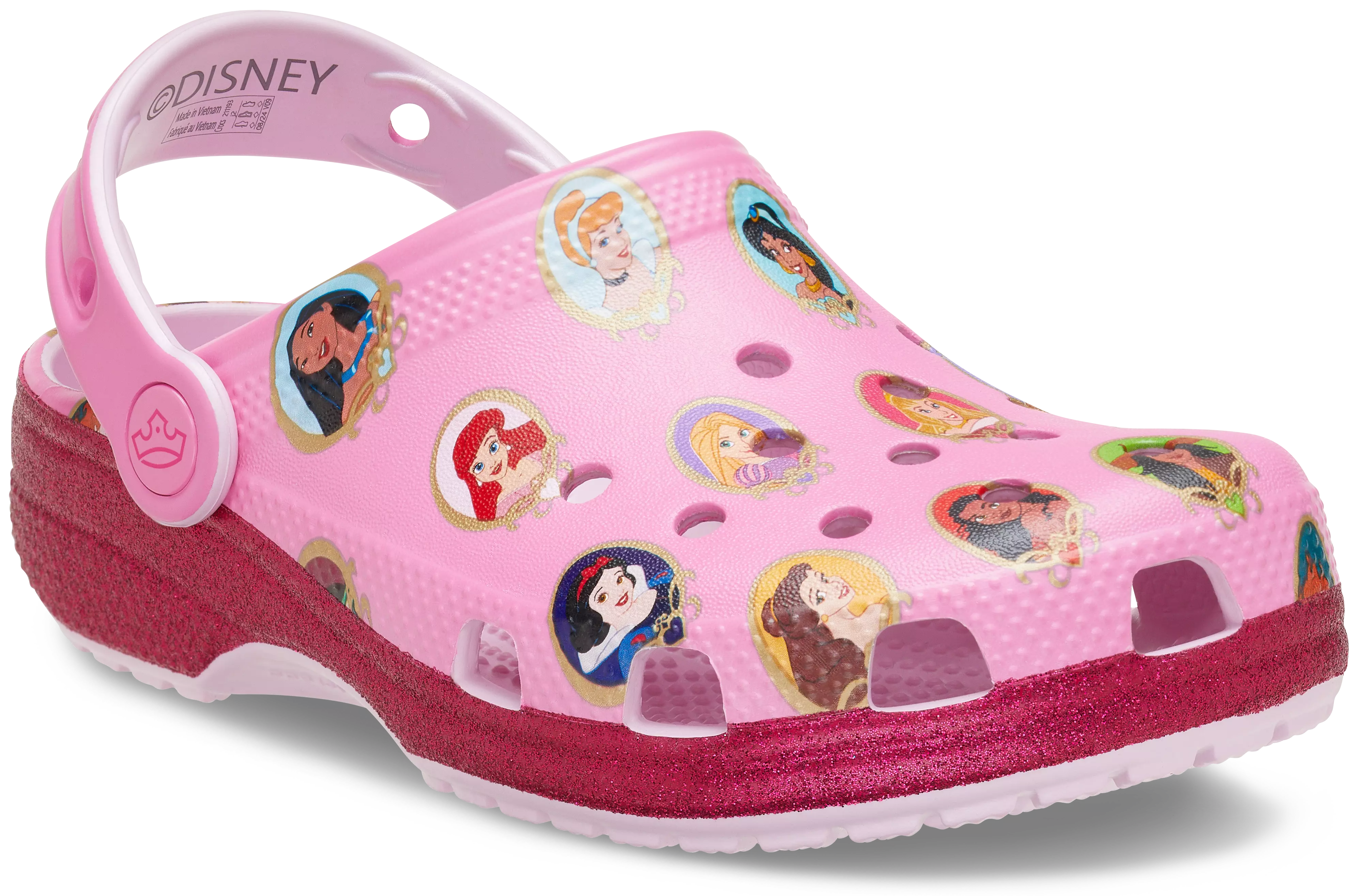 Crocs Classic Disney Princess "Pink" Preschool Girls' Clog - PINK