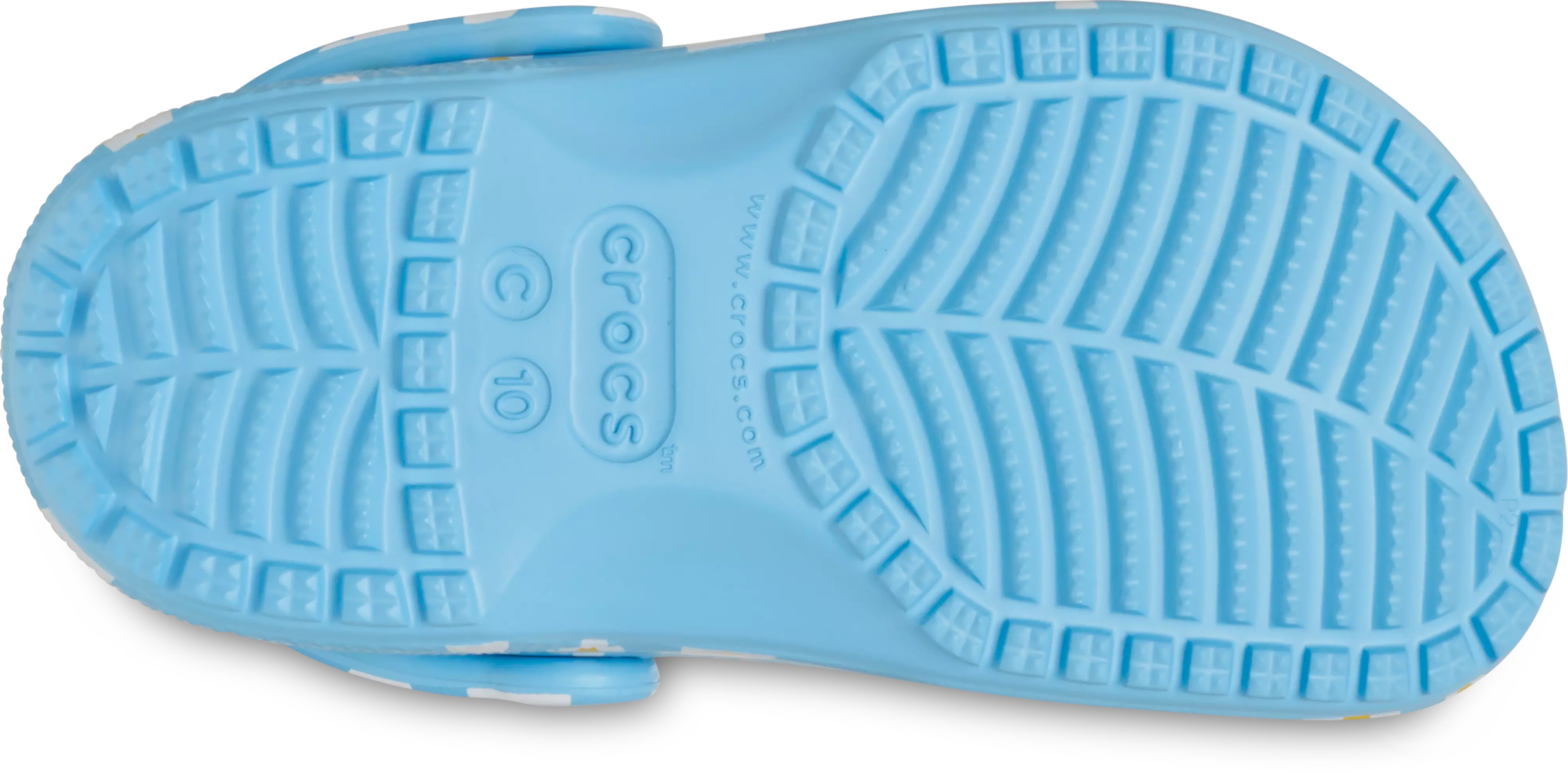 Crocs Classic "Daisy" Toddler Girls' Clog - BLUE