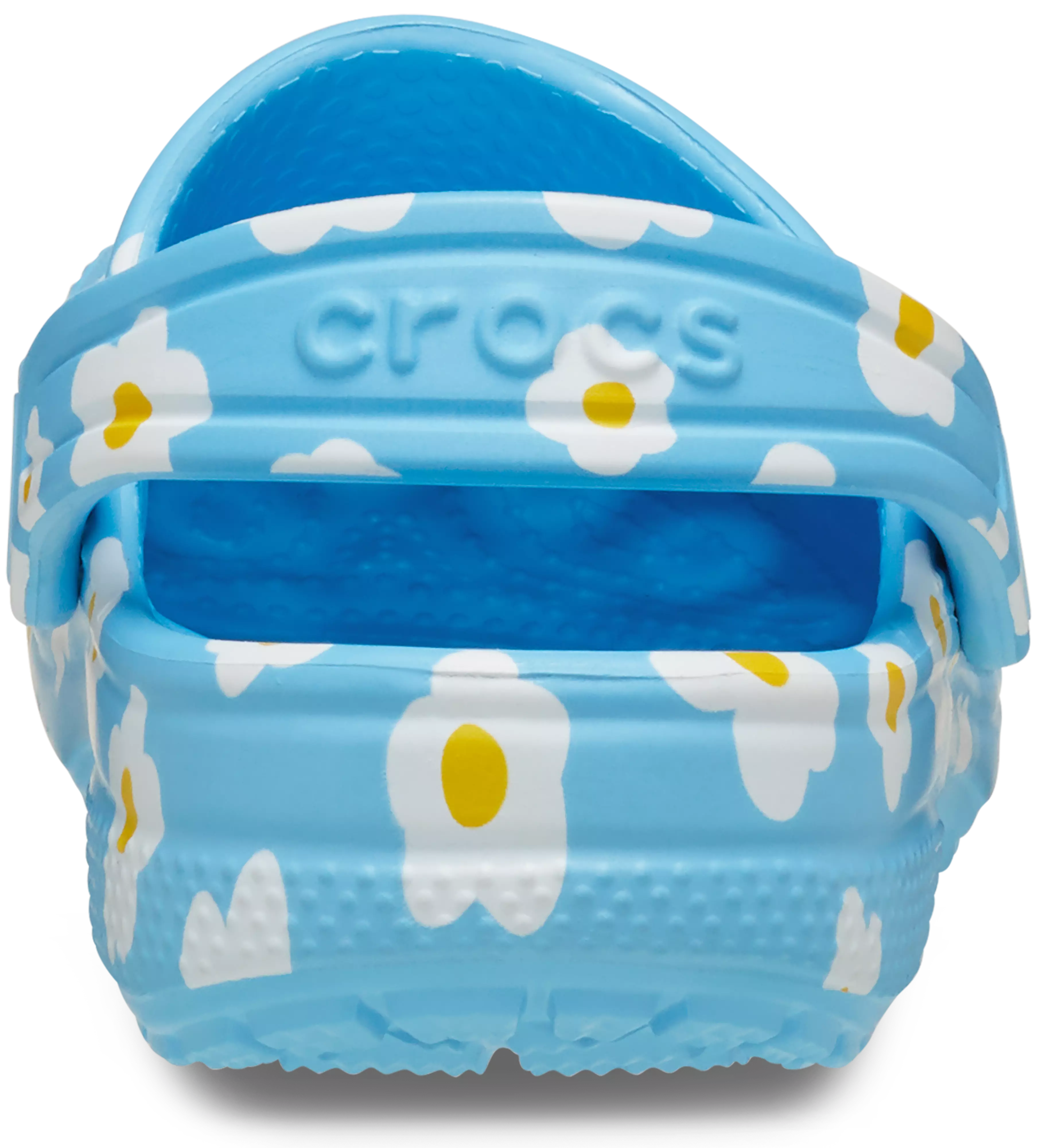 Crocs Classic "Daisy" Toddler Girls' Clog - BLUE
