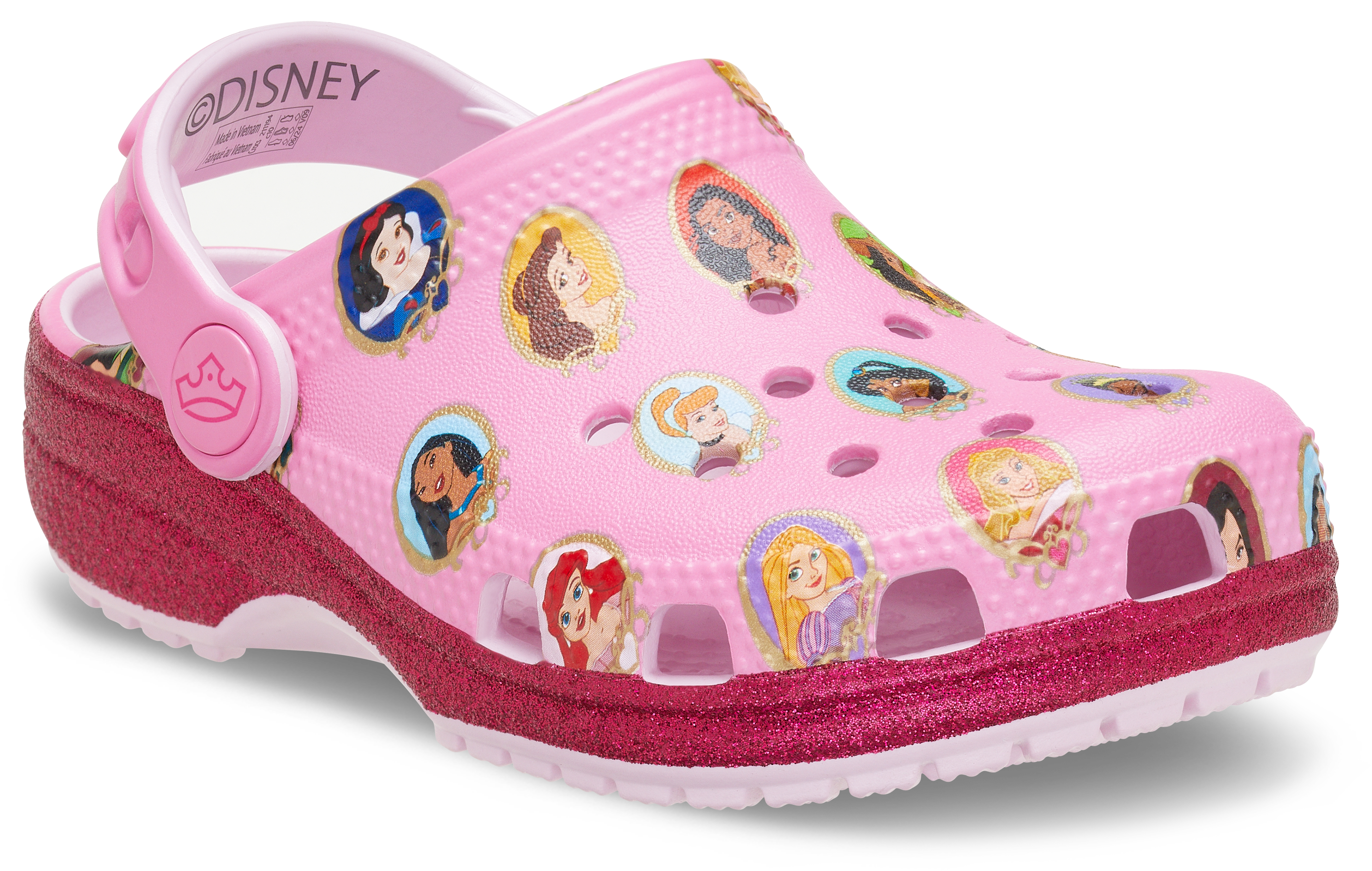 Crocs Classic Disney Princess "Pink" Toddler Girls' Clog