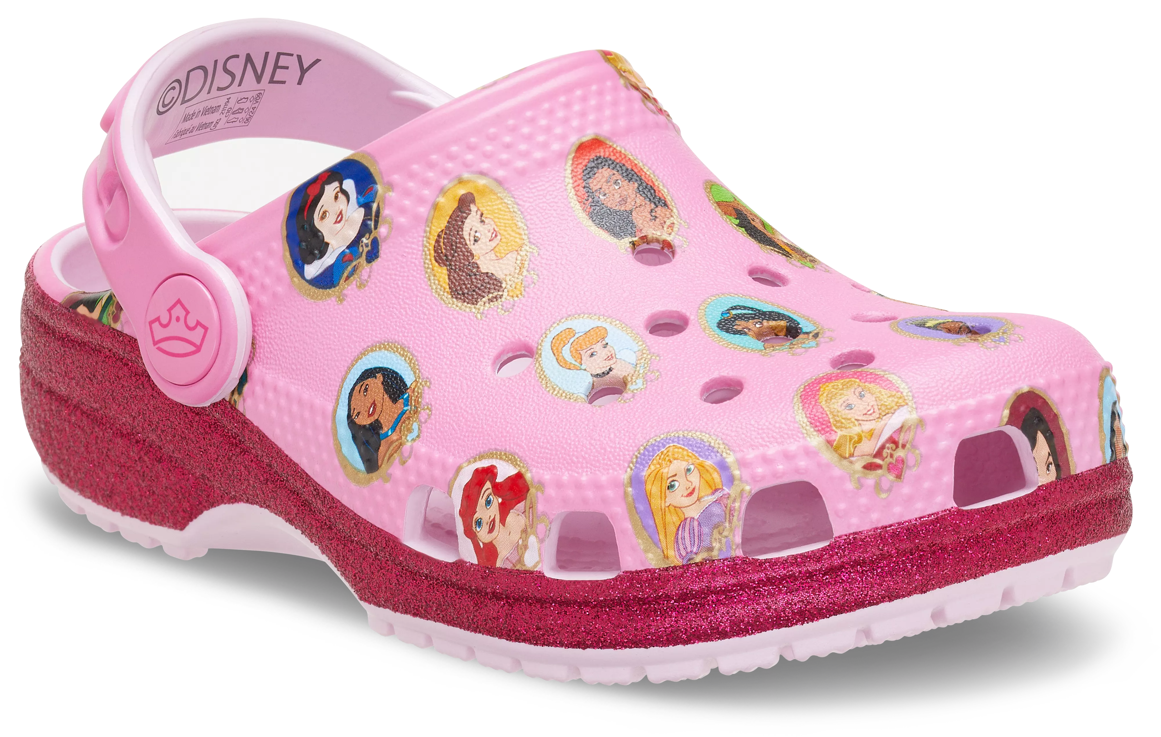 Crocs Classic Disney Princess "Pink" Toddler Girls' Clog - PINK