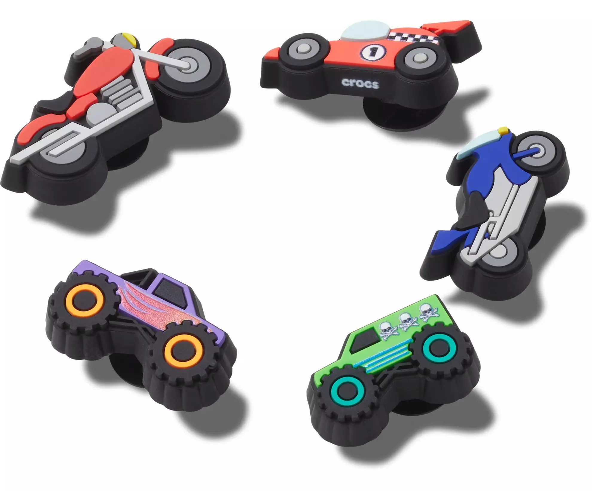 Crocs Weekend Vehicles Jibbitz Charms-5PK - MULTI-COLOR