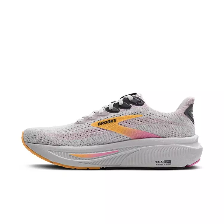 Brooks Ghost 17 "Oyster/Apricot/Pink" Women's Running Shoe - GREY/PEACH