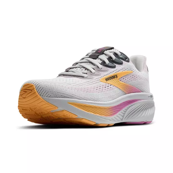 Brooks Ghost 17 "Oyster/Apricot/Pink" Women's Running Shoe - GREY/PEACH