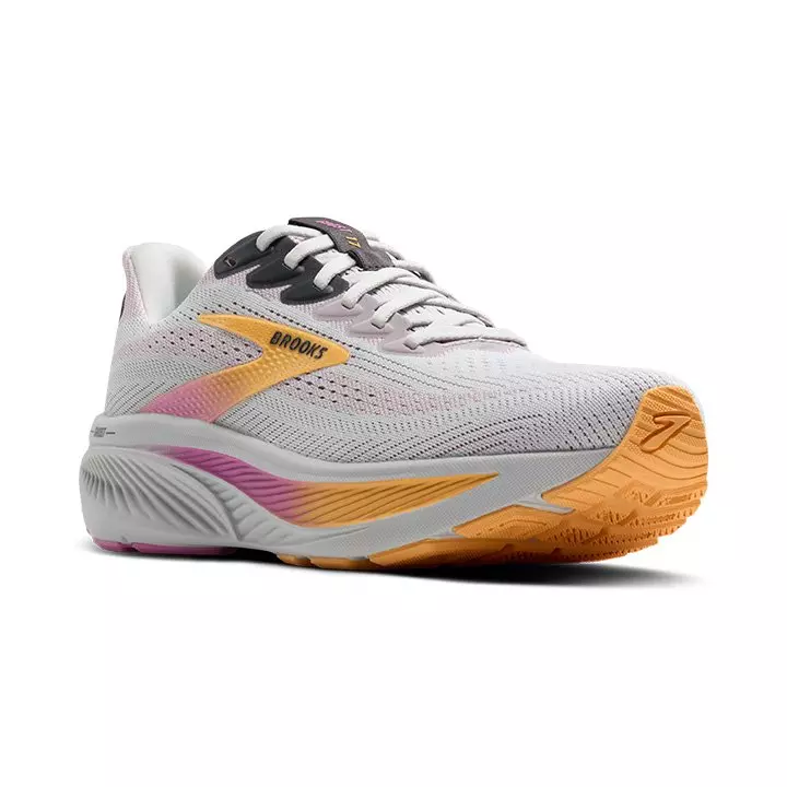 Brooks Ghost 17 "Oyster/Apricot/Pink" Women's Running Shoe - GREY/PEACH