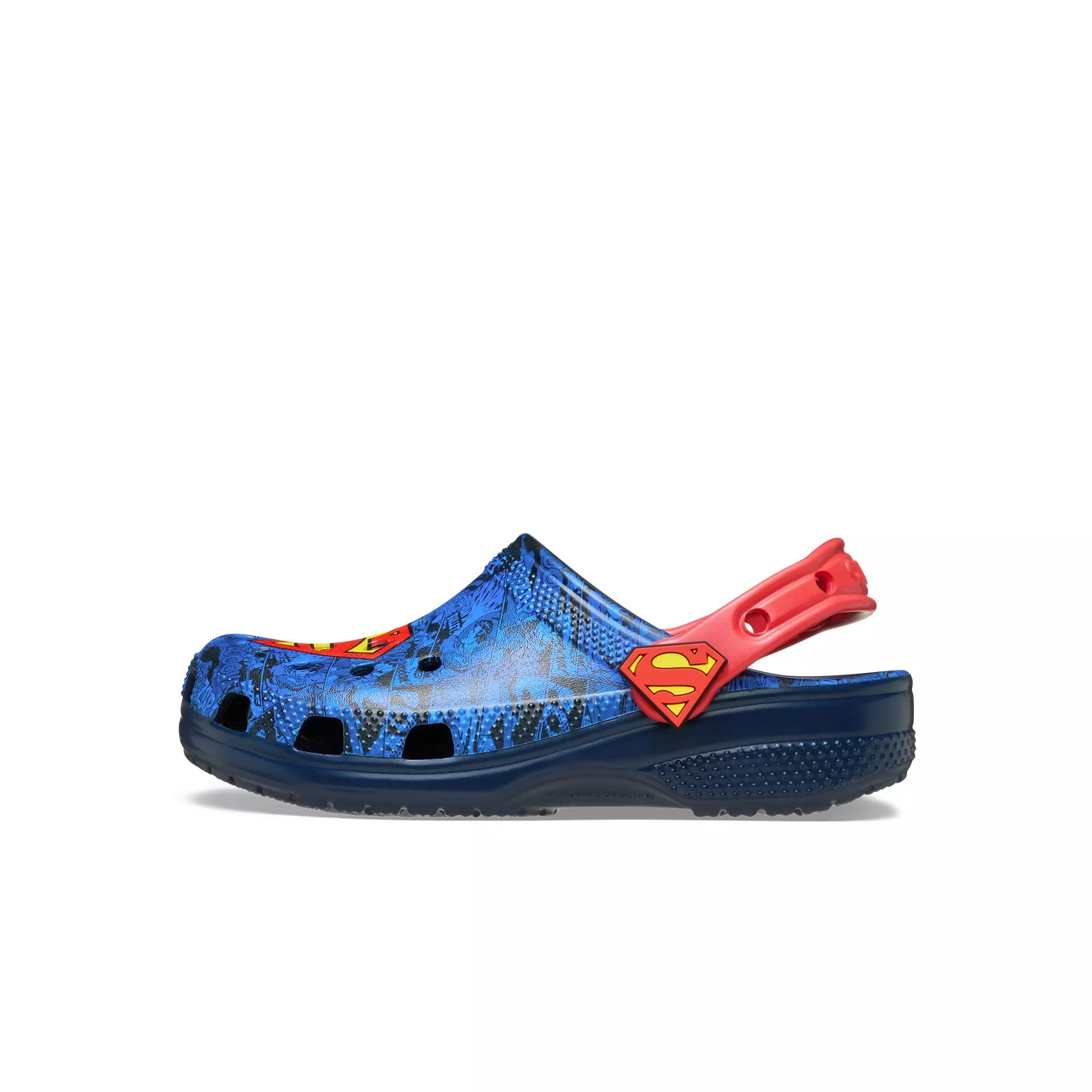 Crocs Classic "Superman" Preschool Kids' Clog - BLUE/RED