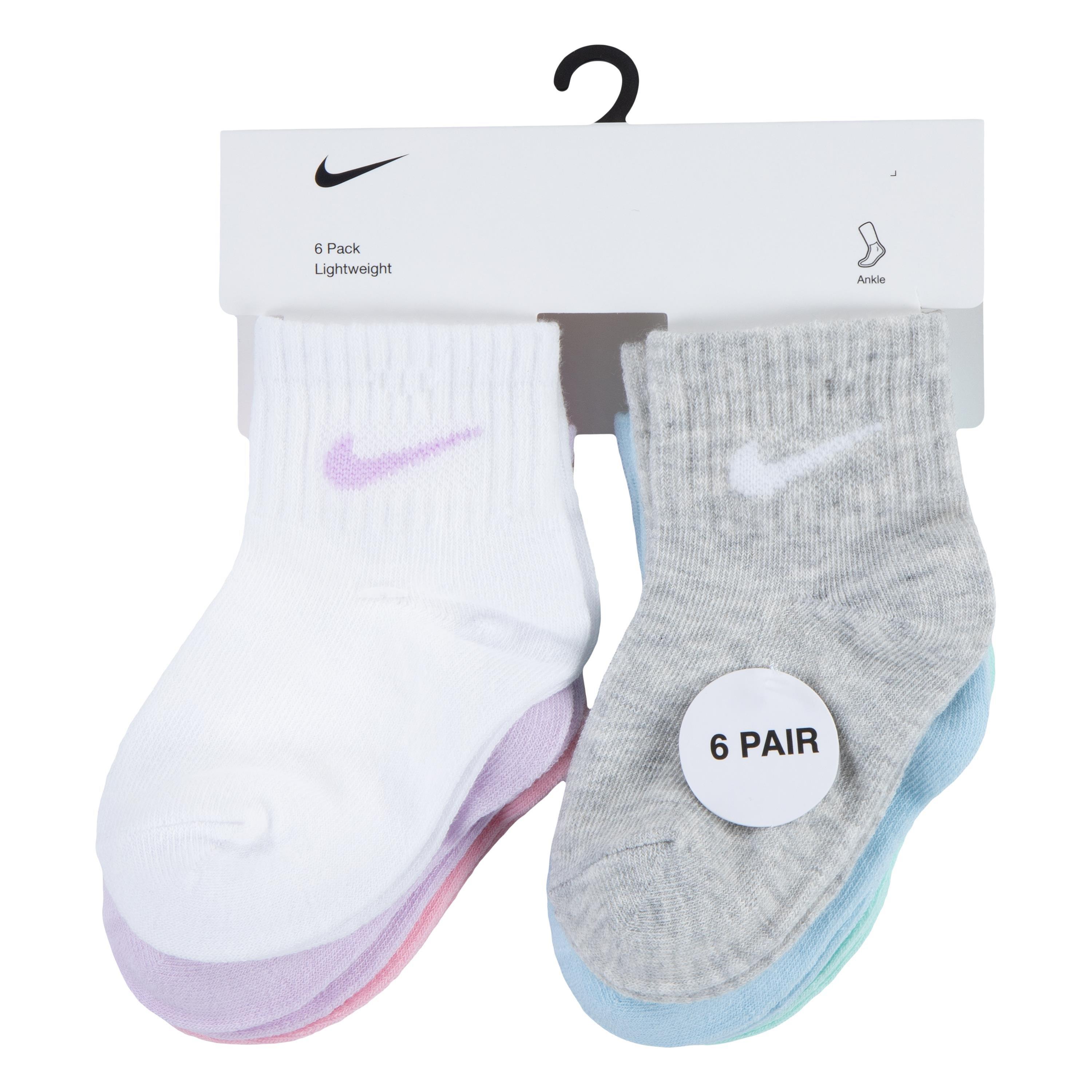 Nike Infant Girls' Doll 6-Pack Ankle Socks