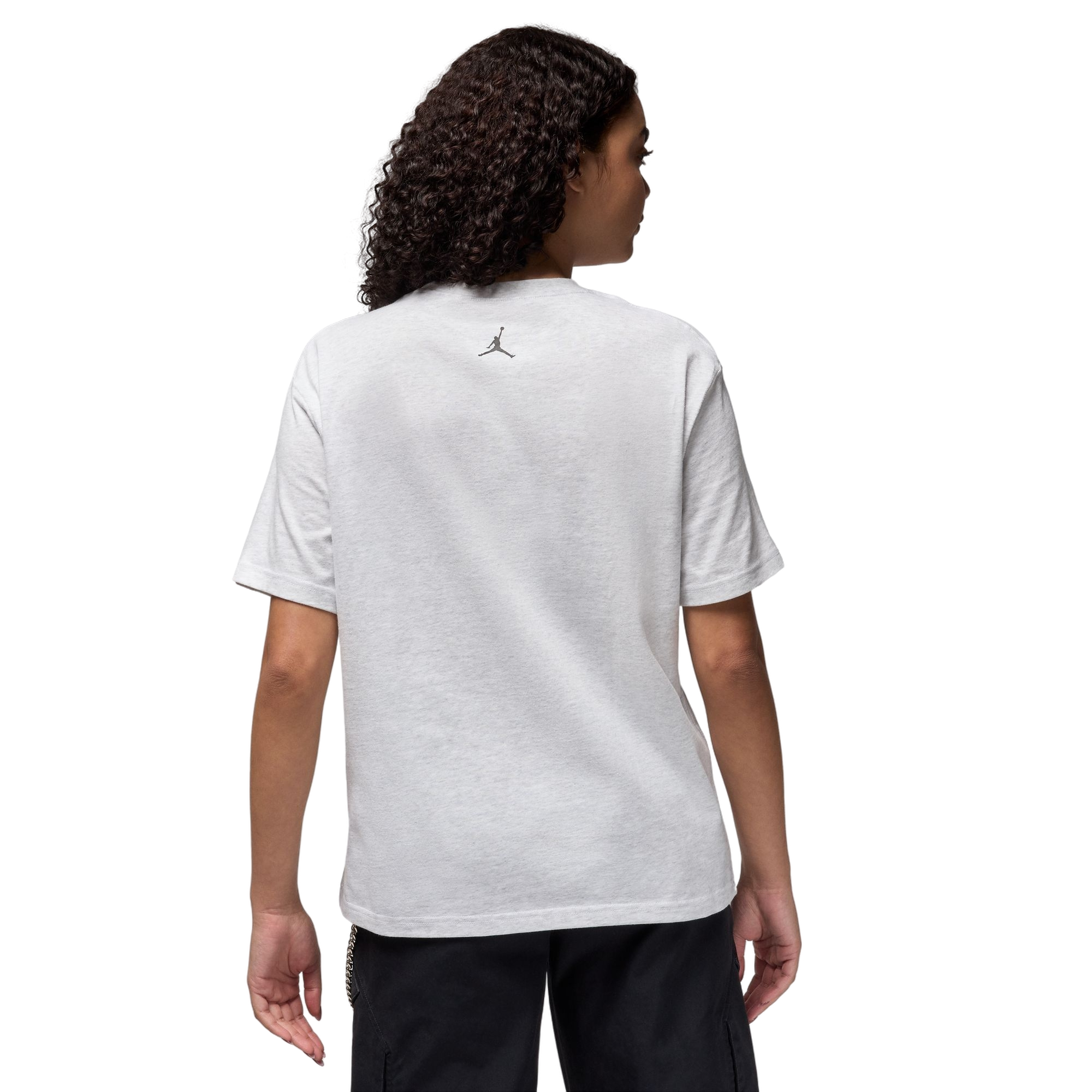 Jordan Women's MVP Graphic Girlfriend Tee - GREY Thumbnail View 2