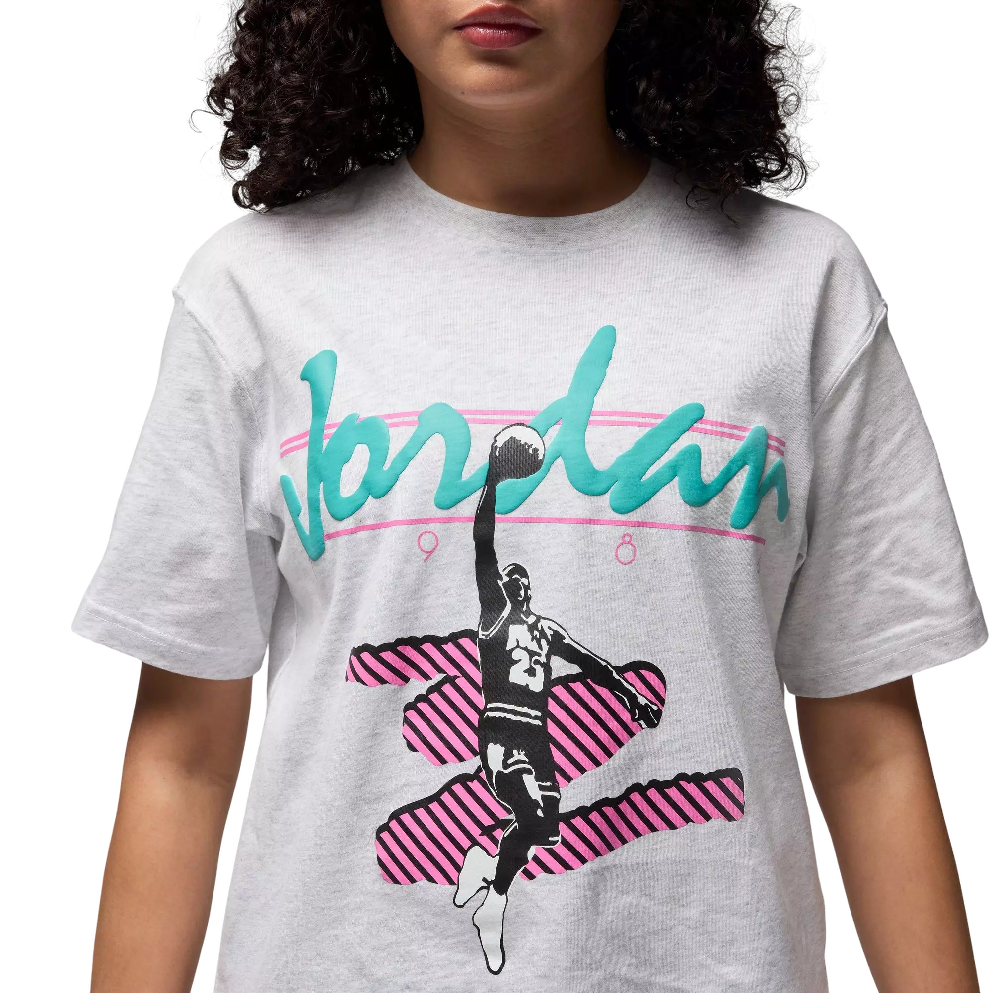 Jordan Women's MVP Graphic Girlfriend Tee - GREY