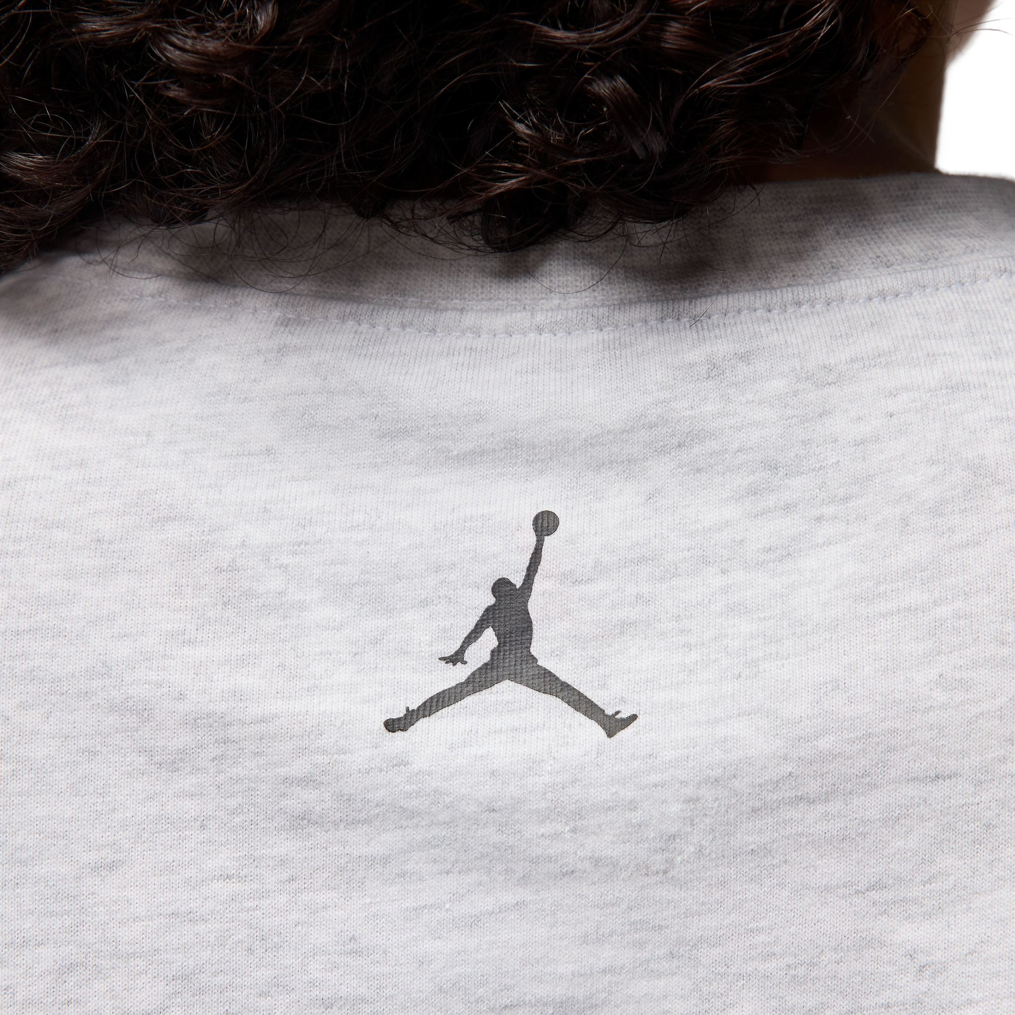 Jordan Women's MVP Graphic Girlfriend Tee - GREY Thumbnail View 5