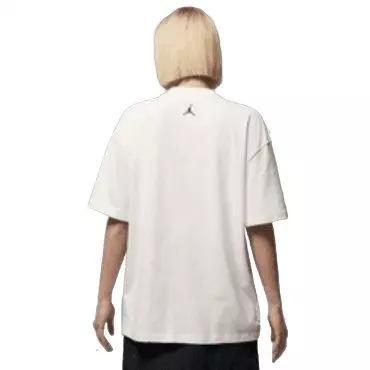 Jordan Women's Oversized Graphic Mixtape Tee - White - WHITE