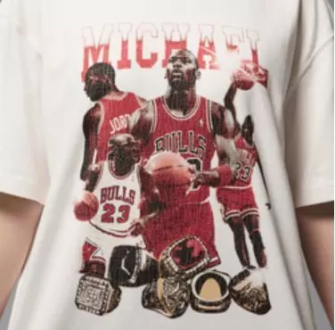 Jordan Women's Oversized Graphic Mixtape Tee - White - WHITE