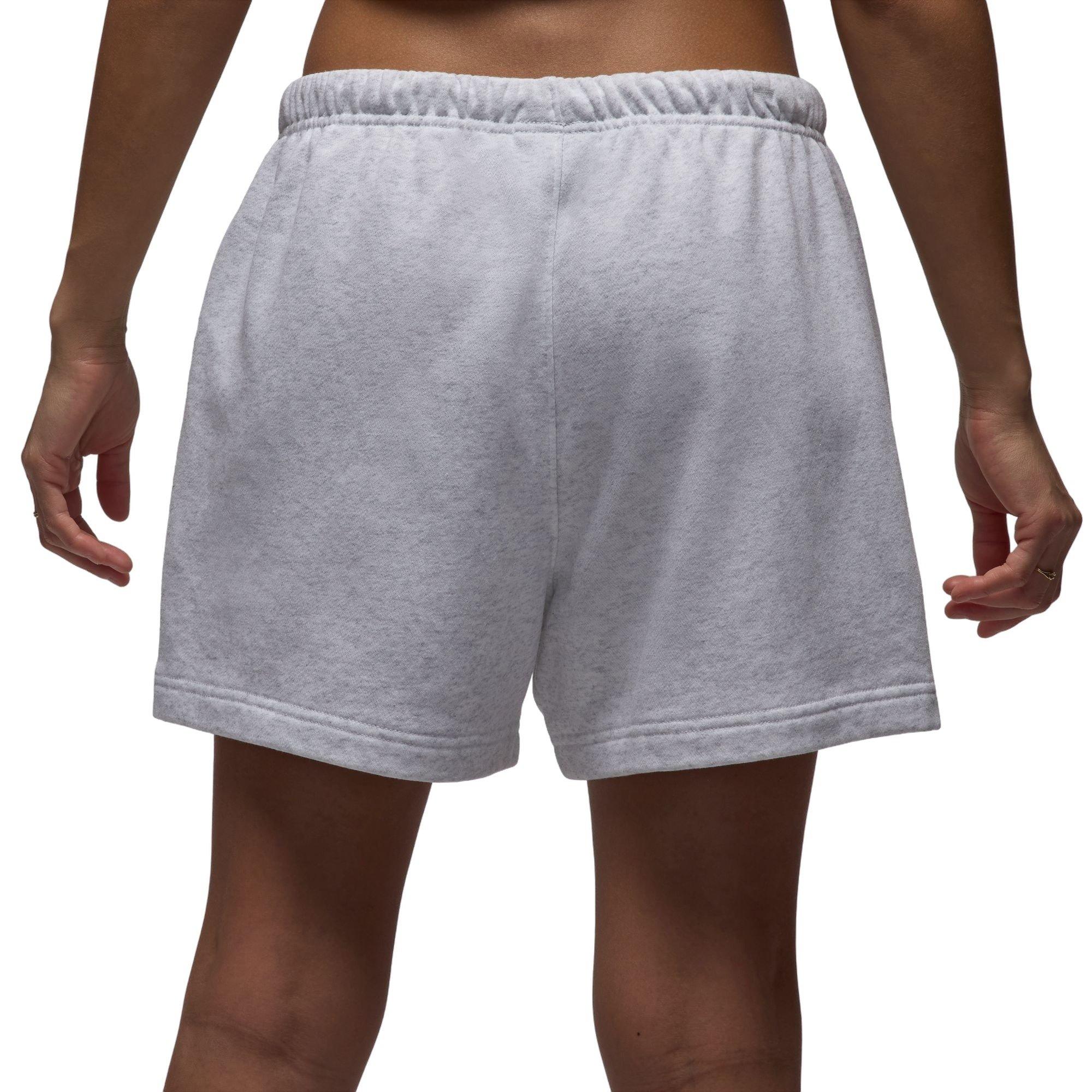 Jordan Women's Brooklyn Fleece Graphic MVP Shorts - GREY Thumbnail View 2