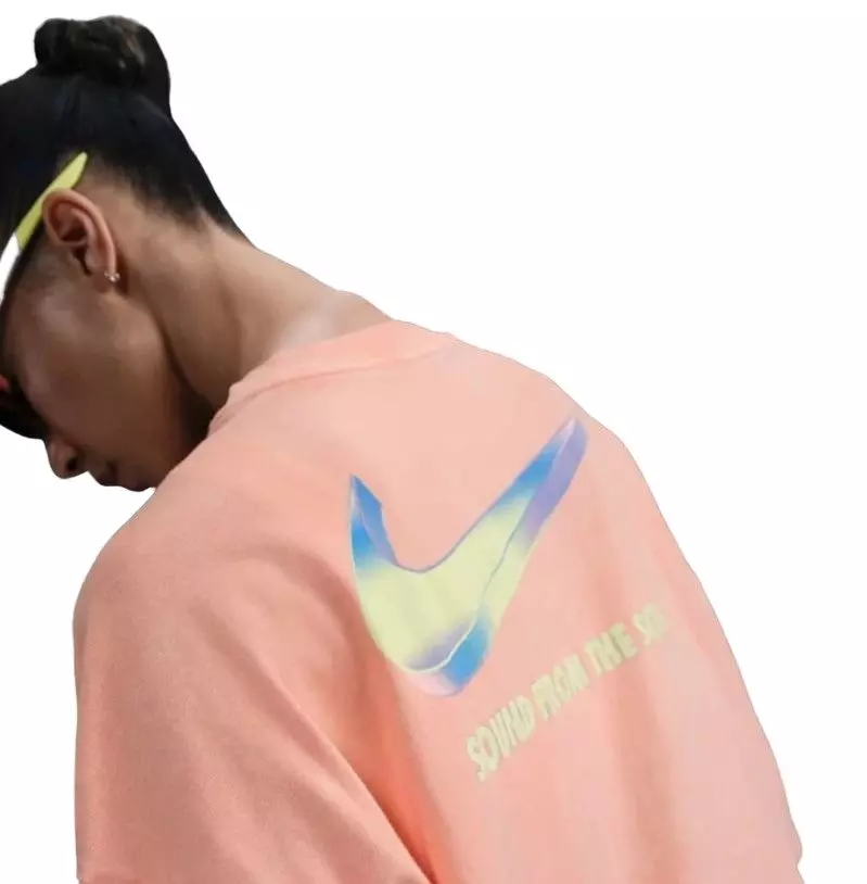 Nike Women's Sportswear Oversized Short-Sleeve Tee - PEACH