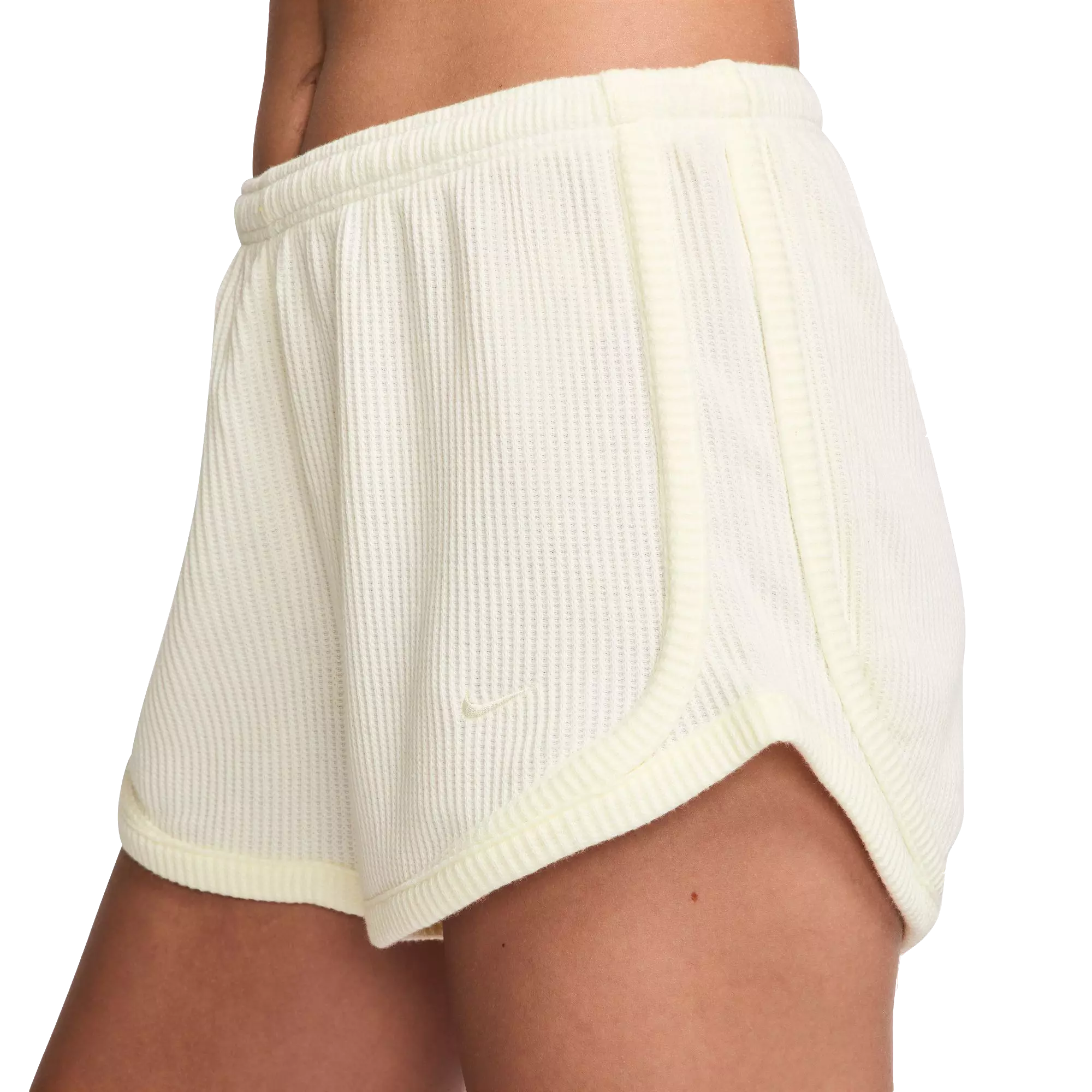 Nike Women's Sportswear Chill Knit Mid-Rise Waffle 3" Shorts - SAIL