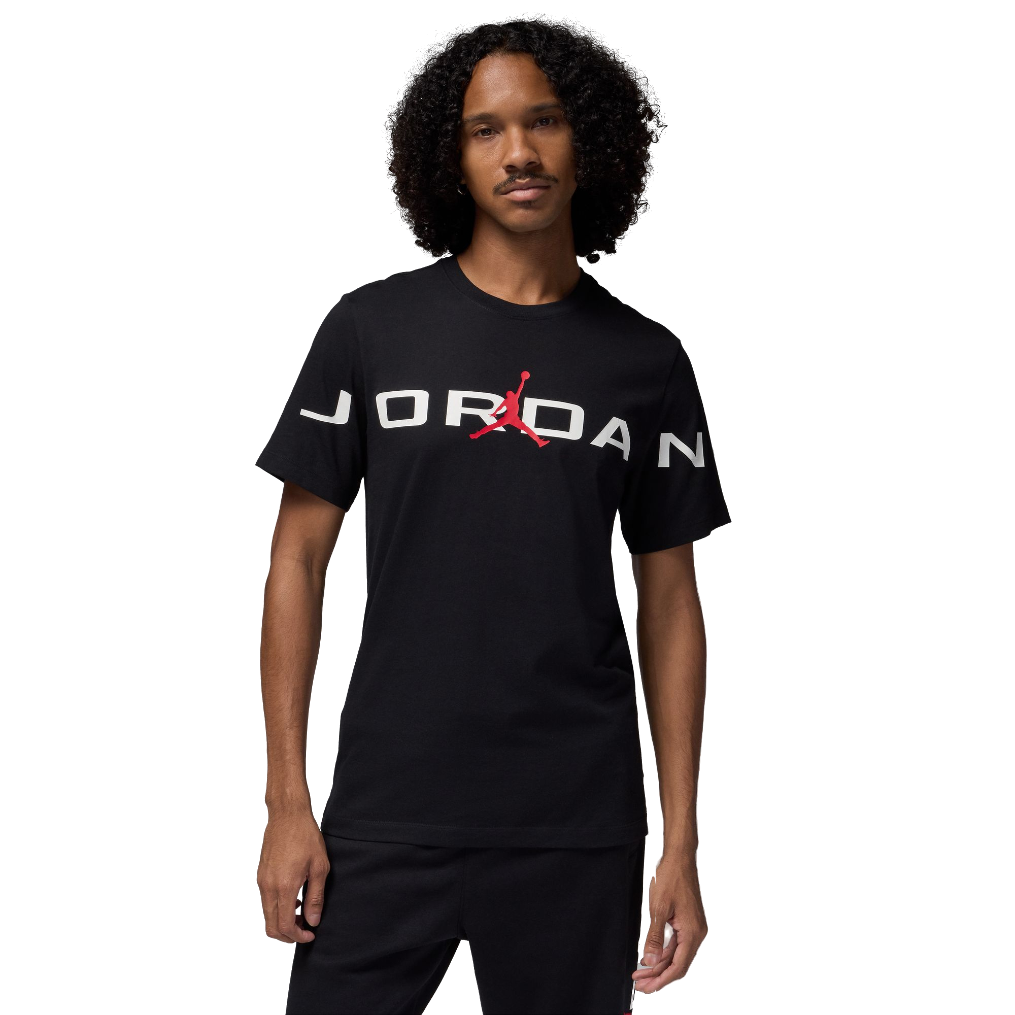 Jordan Men's Air Stretch Tee-Black - BLACK