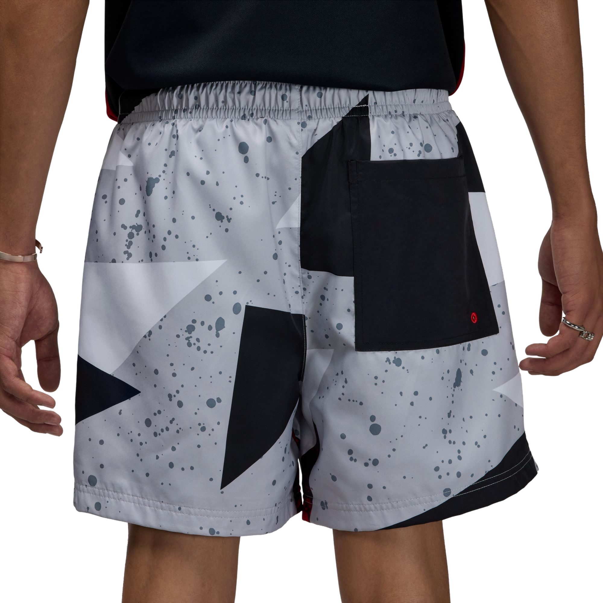 Jordan Men's Essentials 5" Poolside Shorts - GREY Thumbnail View 2