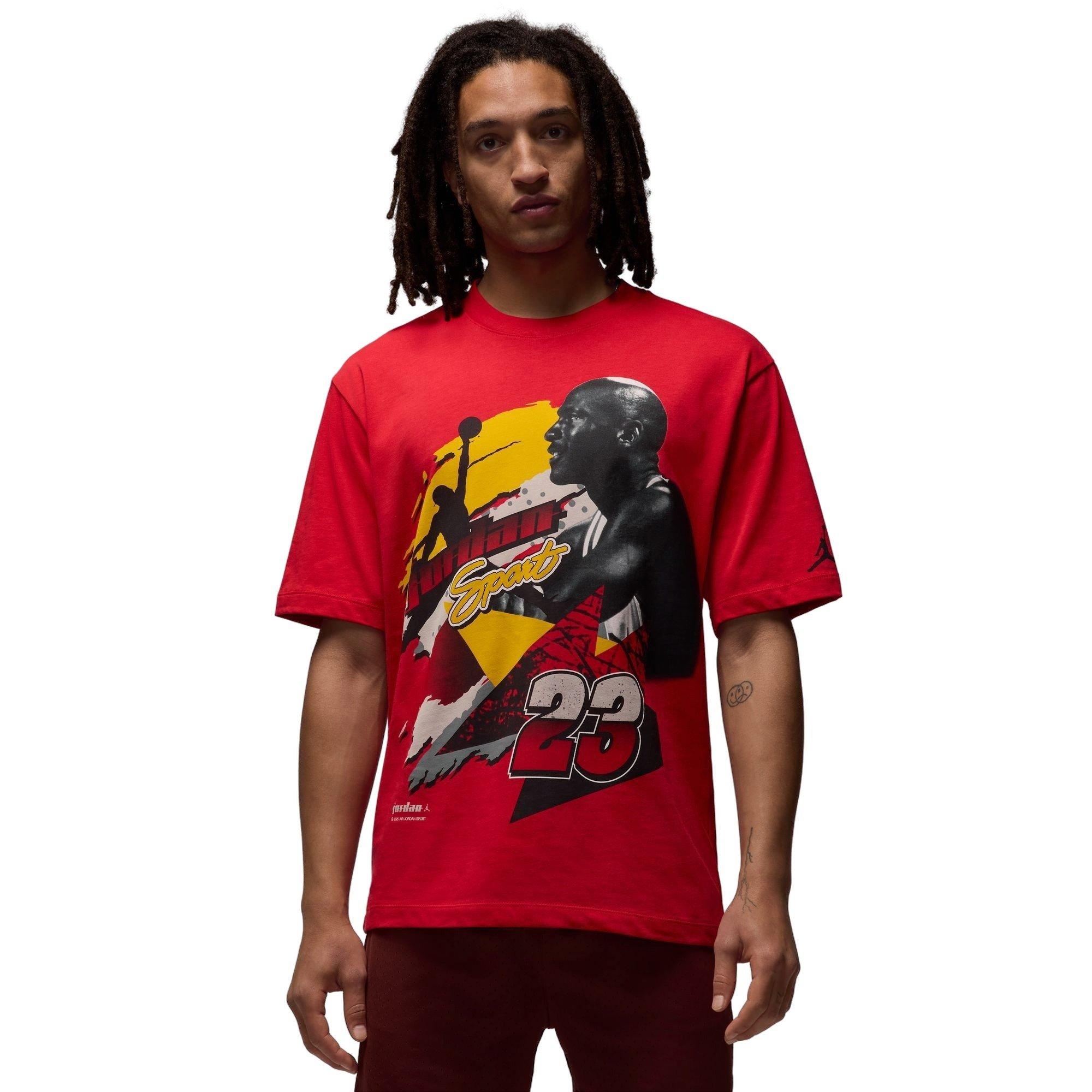 Jordan Men's Statement 1985 Crew Tee - RED Thumbnail View 1