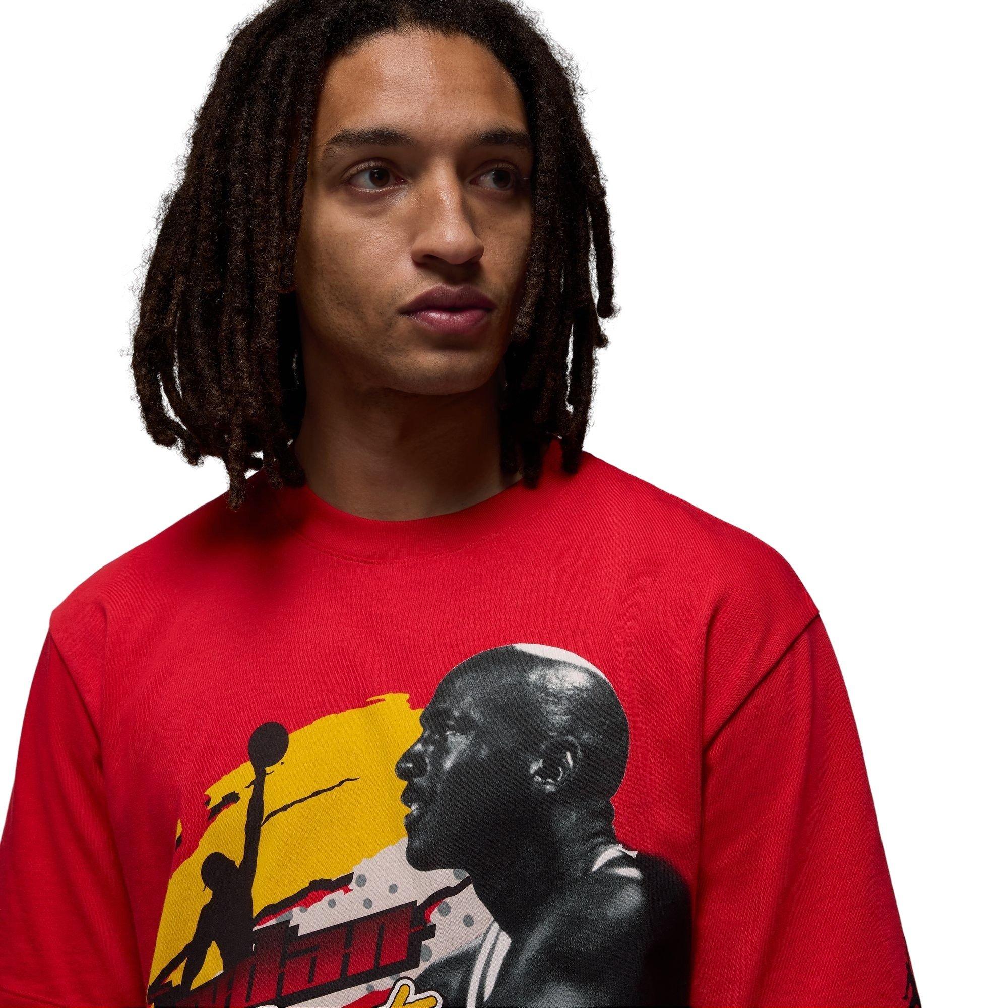 Jordan Men's Statement 1985 Crew Tee - RED Thumbnail View 4