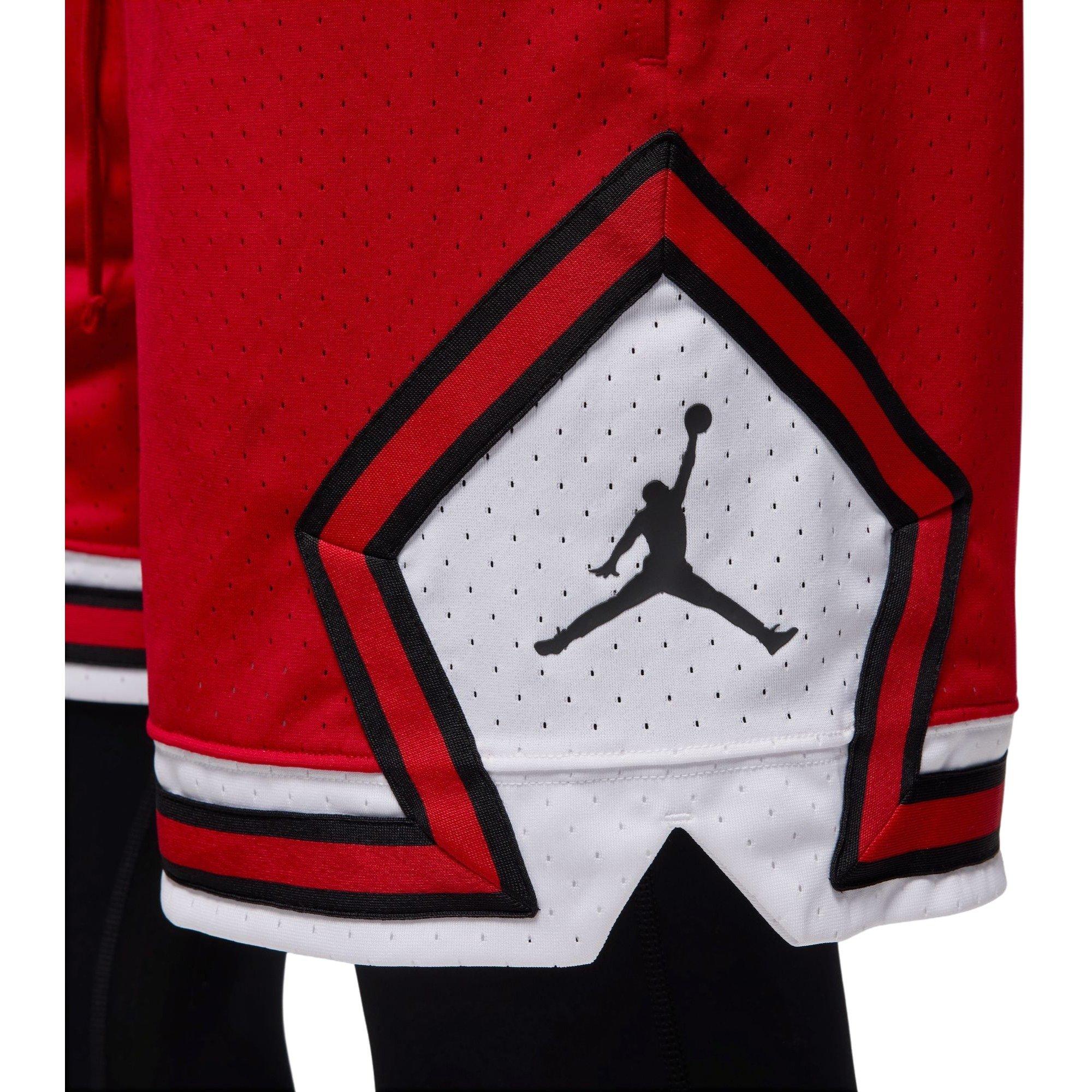 Jordan Men's Sport Dri-FIT Mesh Diamond Shorts - Red - RED Thumbnail View 6