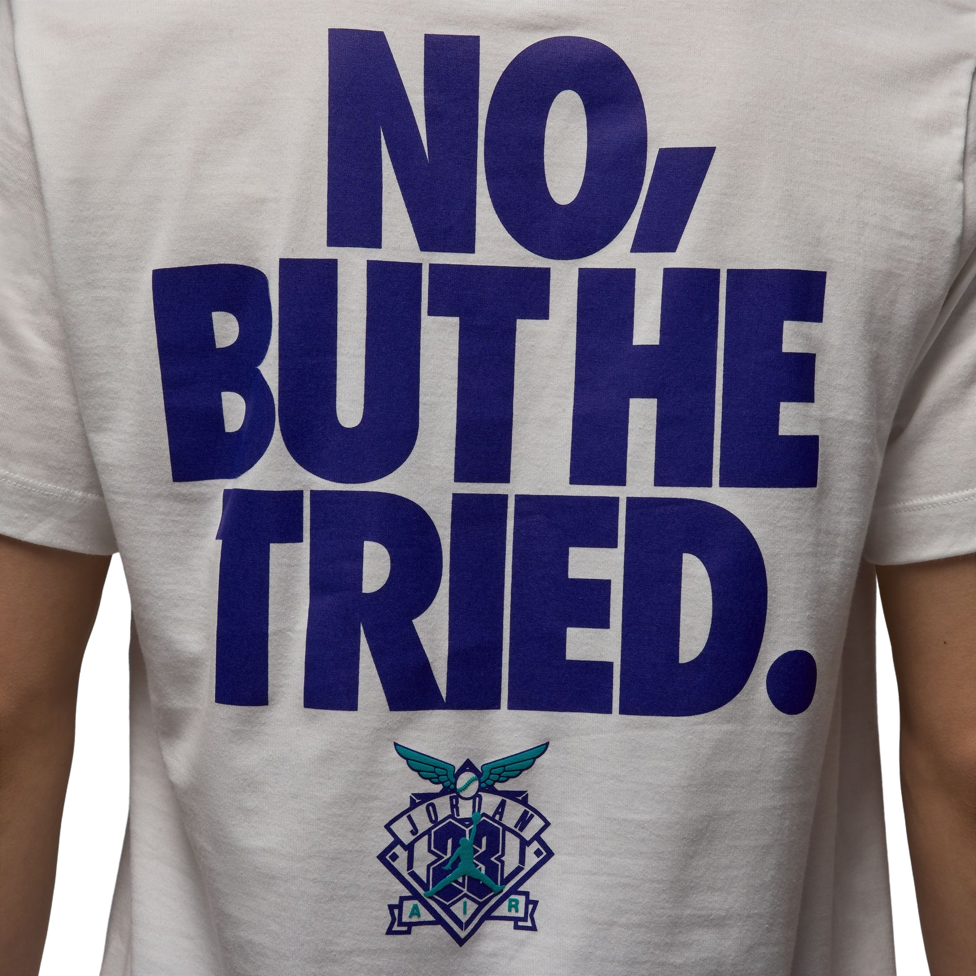 Jordan Men's Core Blank Tee - Off/White - OFF-WHITE Thumbnail View 5