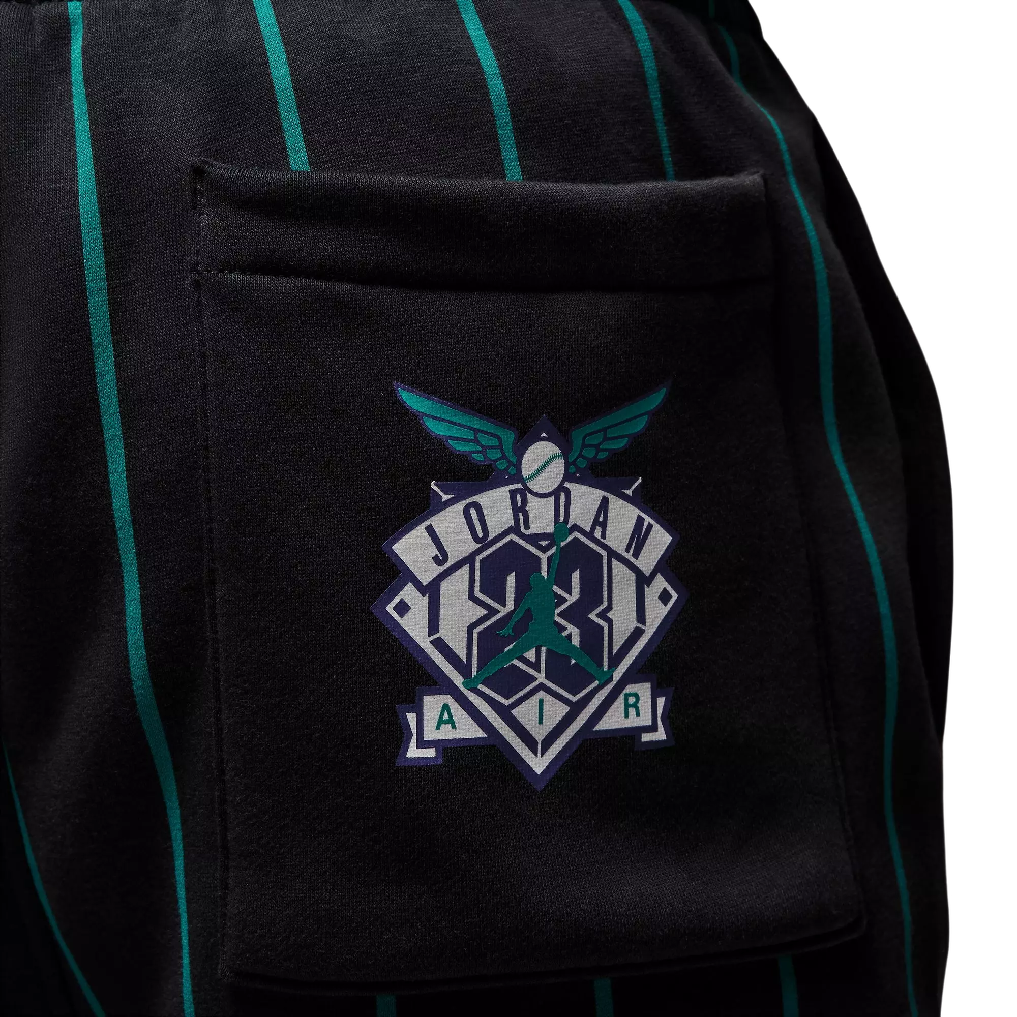 Jordan Men's Brooklyn Fleece Diamond Shorts - BLACK