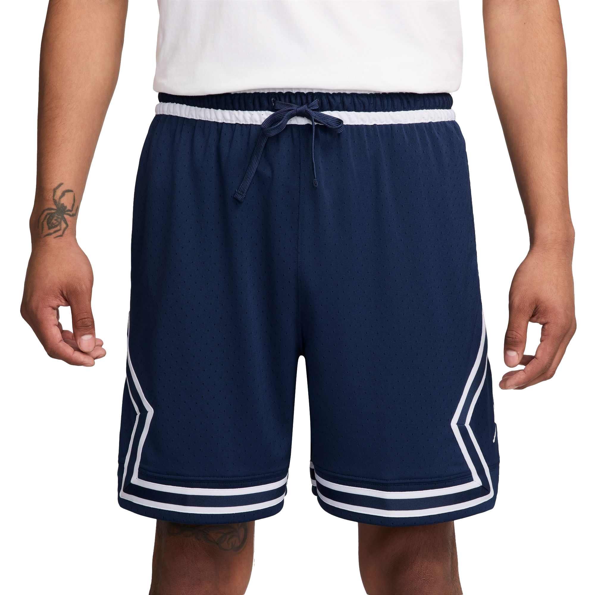Jordan Men's Sport Dri-FIT Mesh Diamond Shorts - NAVY