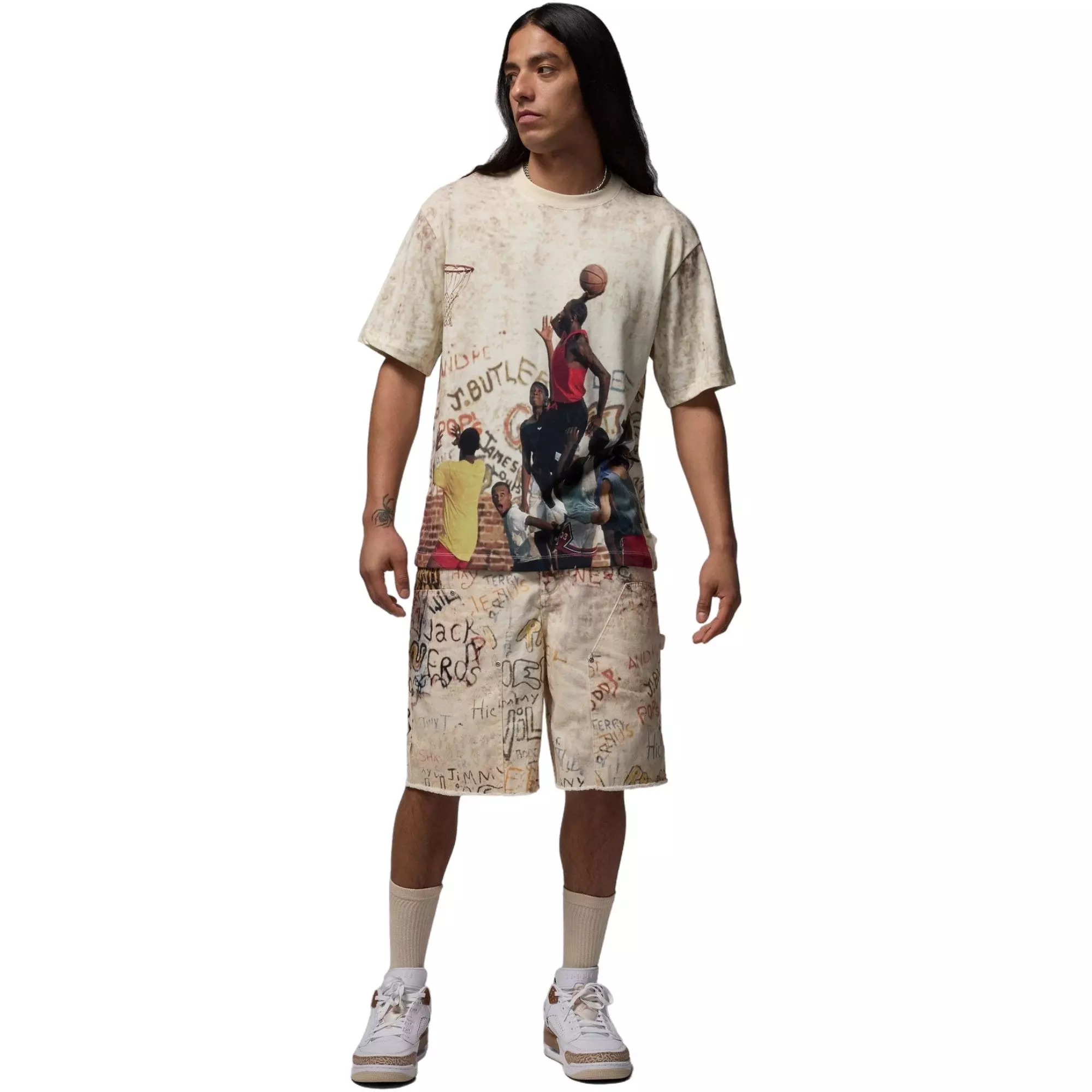 Jordan Men's Air Graphic Tee - SAIL