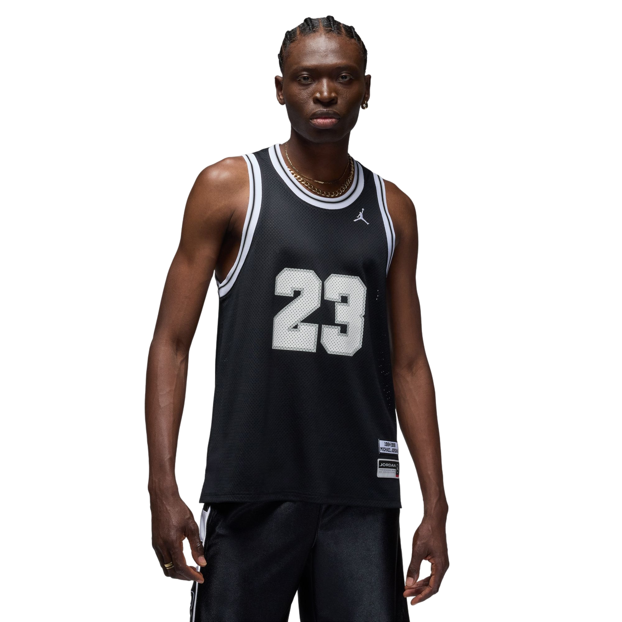 Jordan Men's Essentials Summer Jersey - BLACK Thumbnail View 1