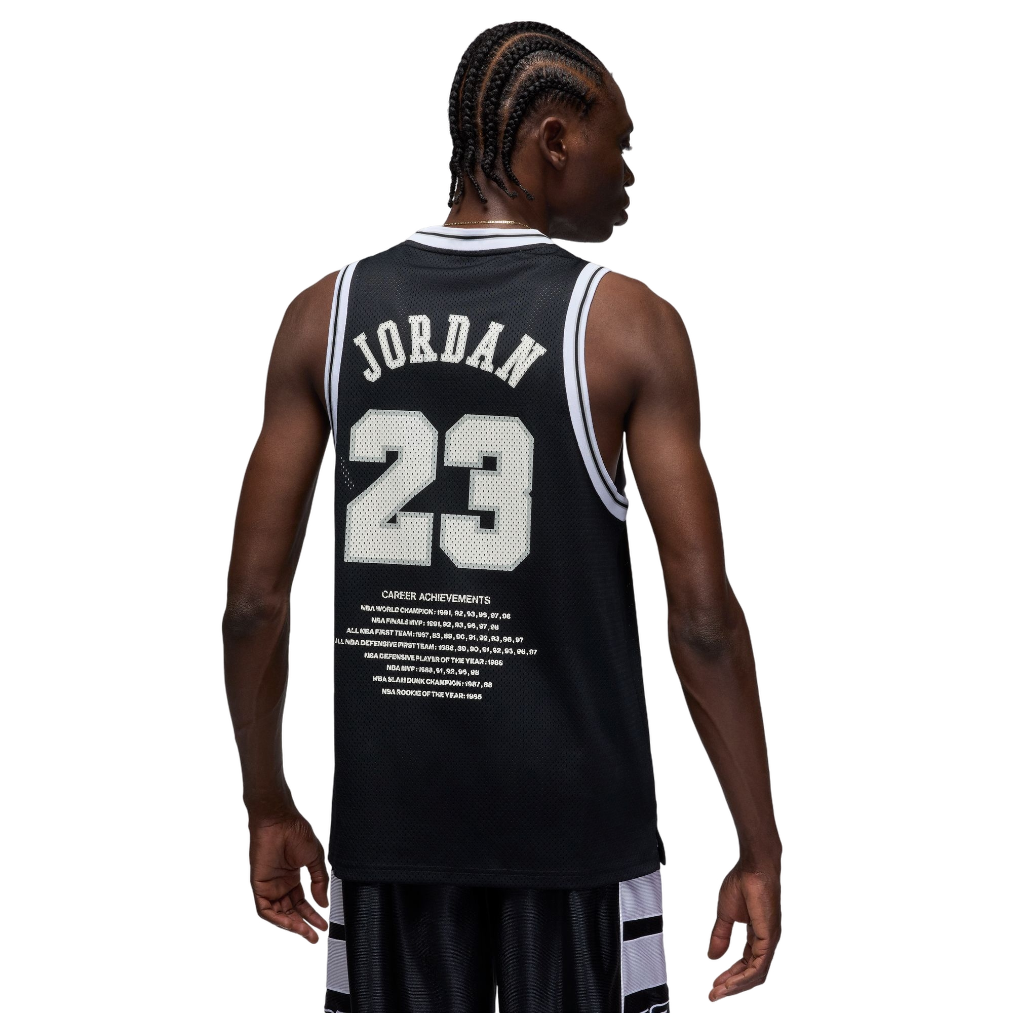 Jordan Men's Essentials Summer Jersey - BLACK Thumbnail View 2