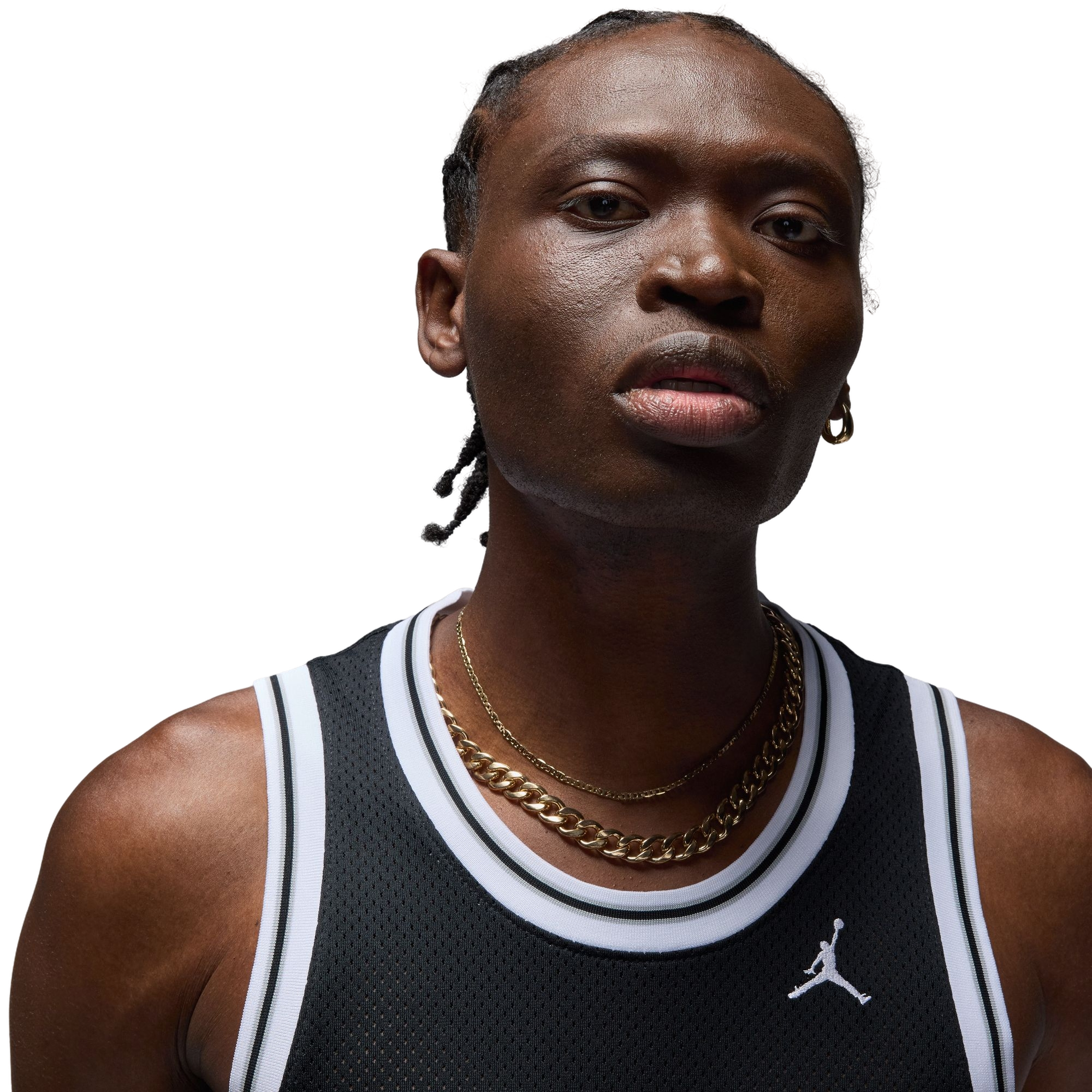 Jordan Men's Essentials Summer Jersey - BLACK Thumbnail View 3