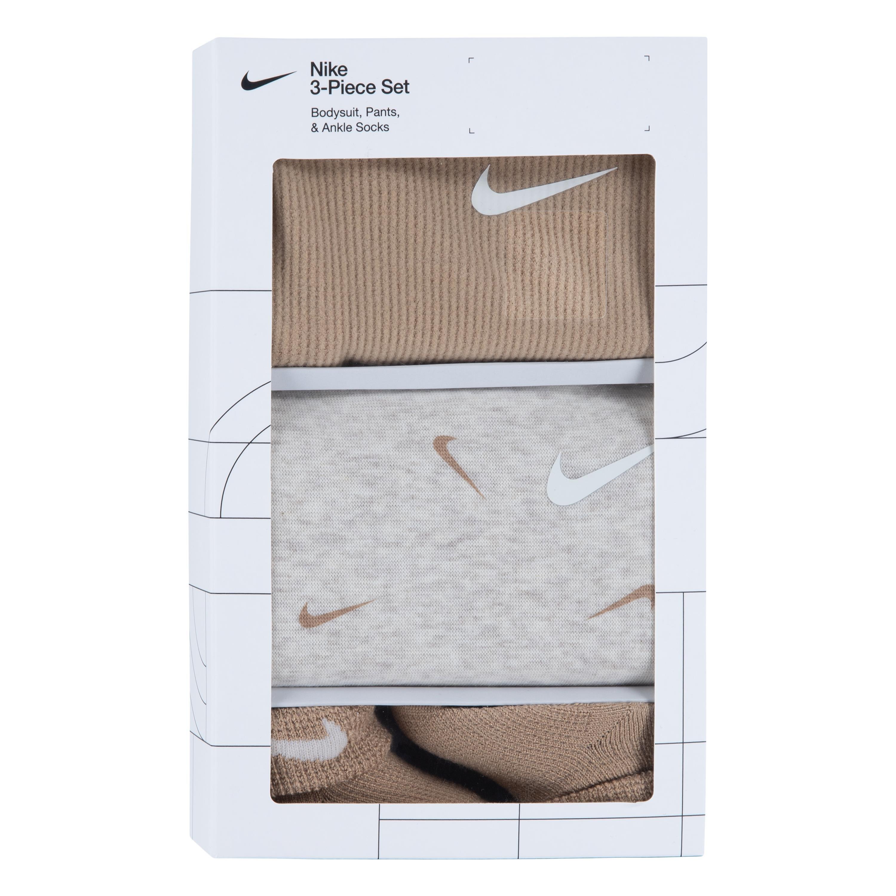 Nike Infant Kids' 3-Piece Bodysuit and Waffle Pants