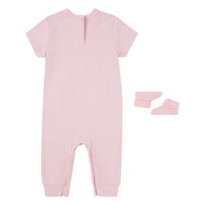 Nike Infant Kids' Ribbed Short Sleeved Romper and Sock Set