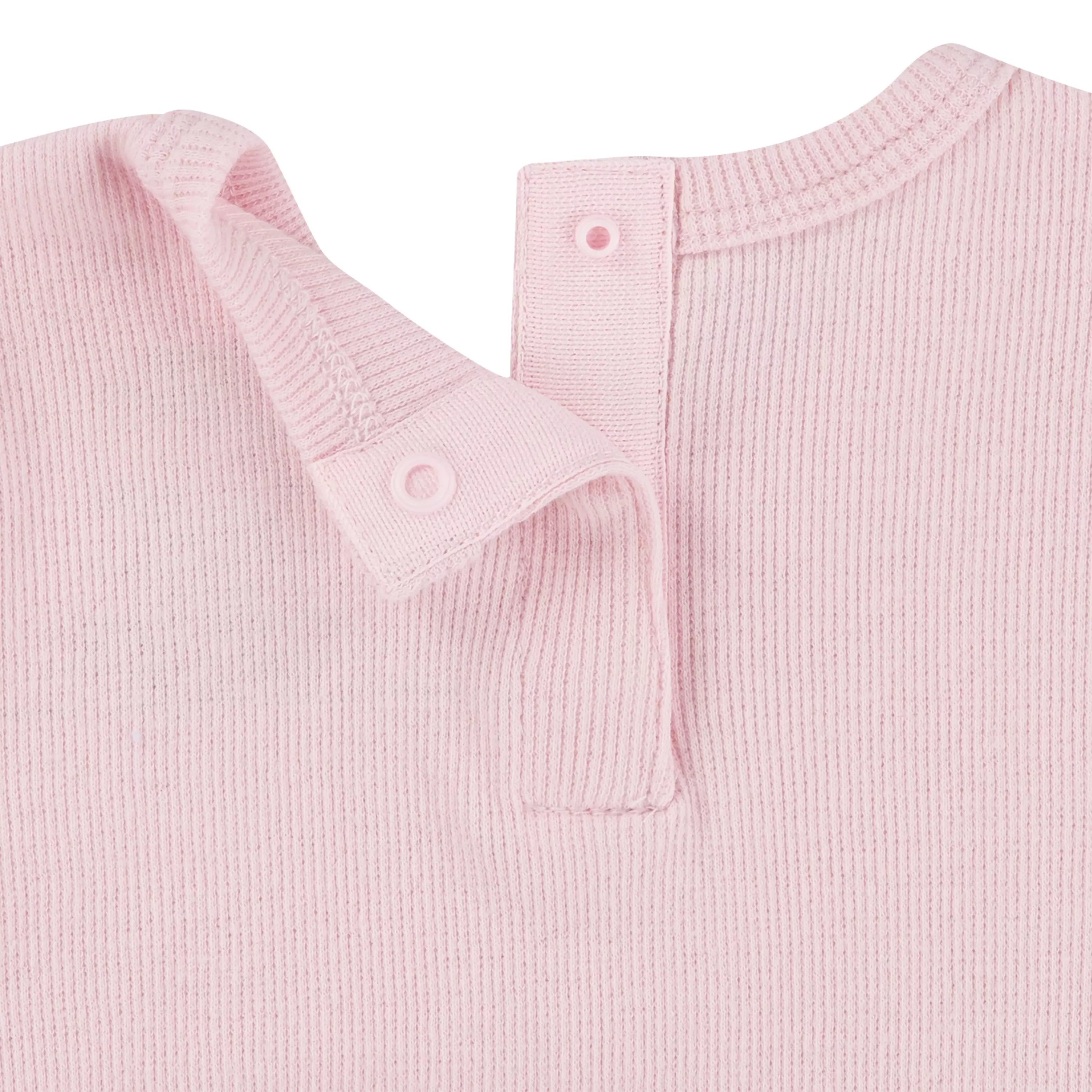 Nike Infant Kids' Ribbed Short Sleeved Romper and Sock Set - PINK