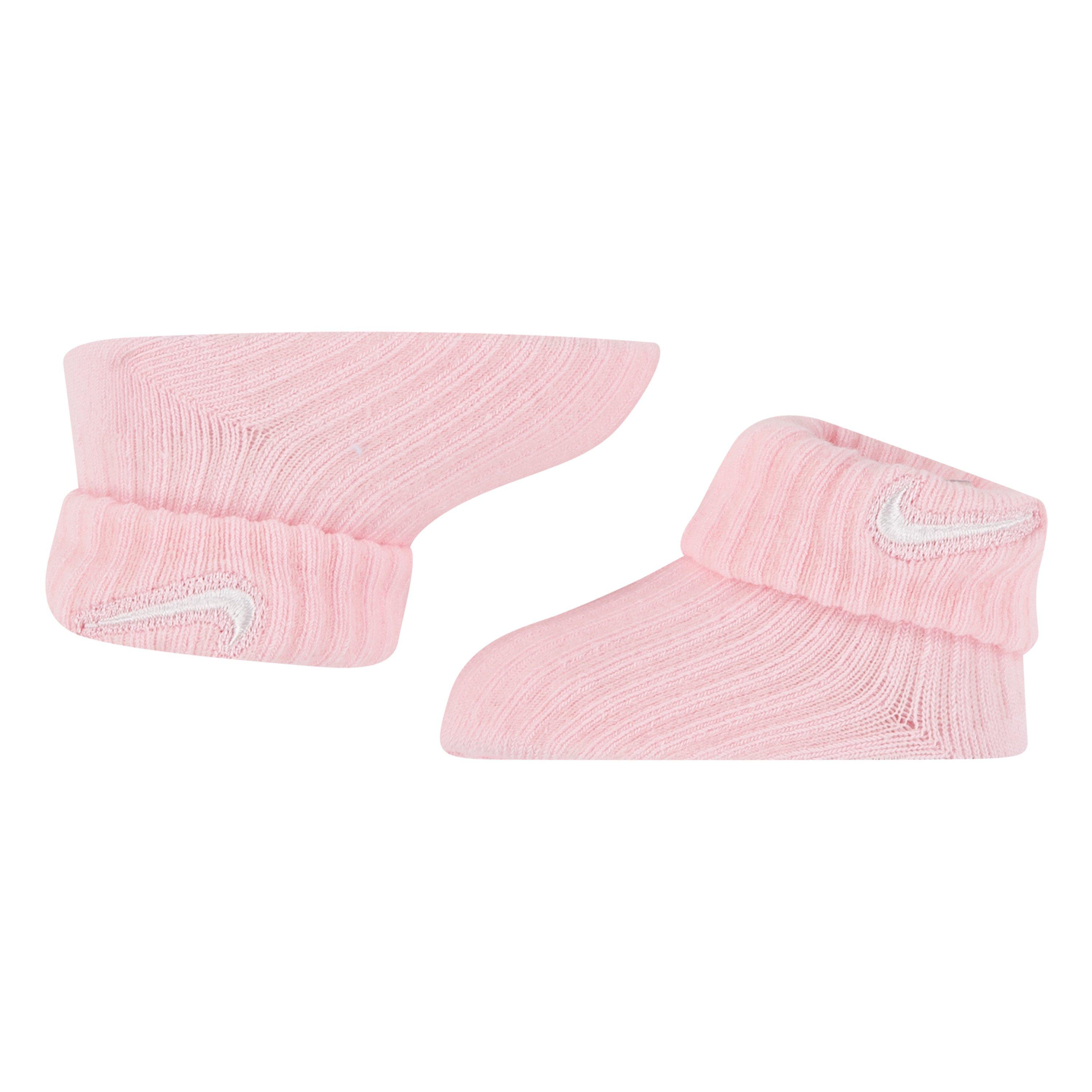 Nike Infant Kids' Ribbed Short Sleeved Romper Set - PINK Thumbnail View 6