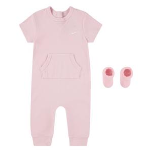 Nike Infant Kids' Ribbed Short Sleeved Romper and Sock Set