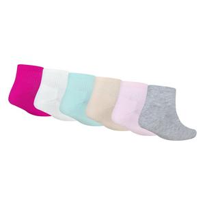 Jordan Big Girls' 6-Pack Ankle Socks - Pink​