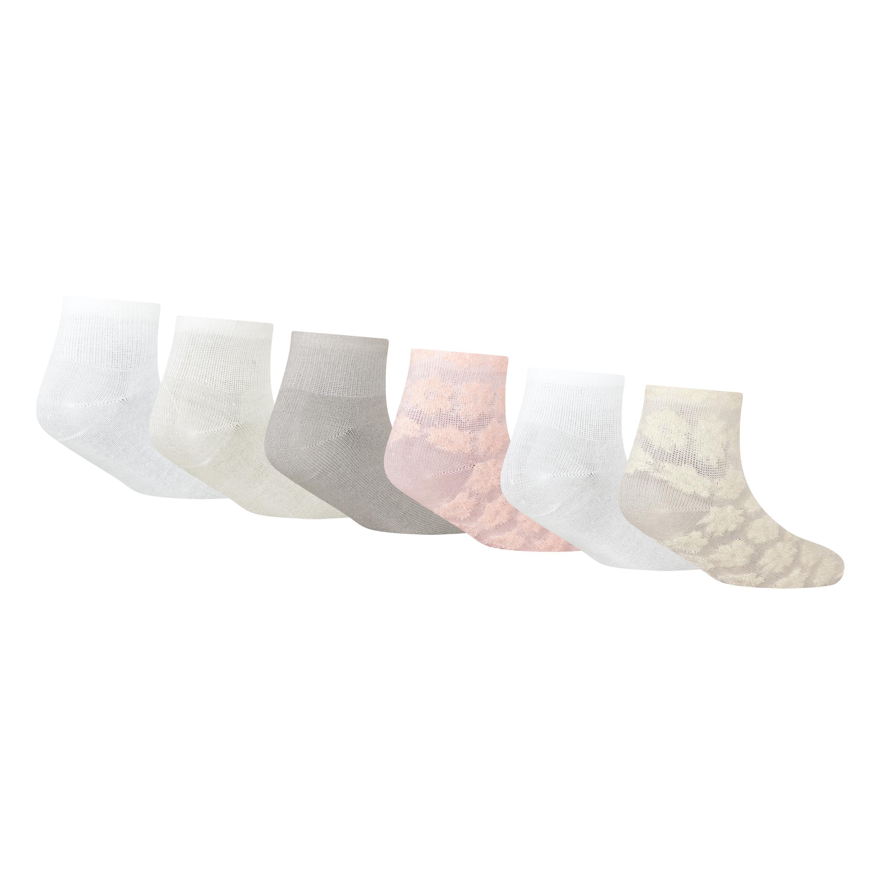 Nike Floral 6-Pack Ankle Infant Girls' Multi-Color Socks