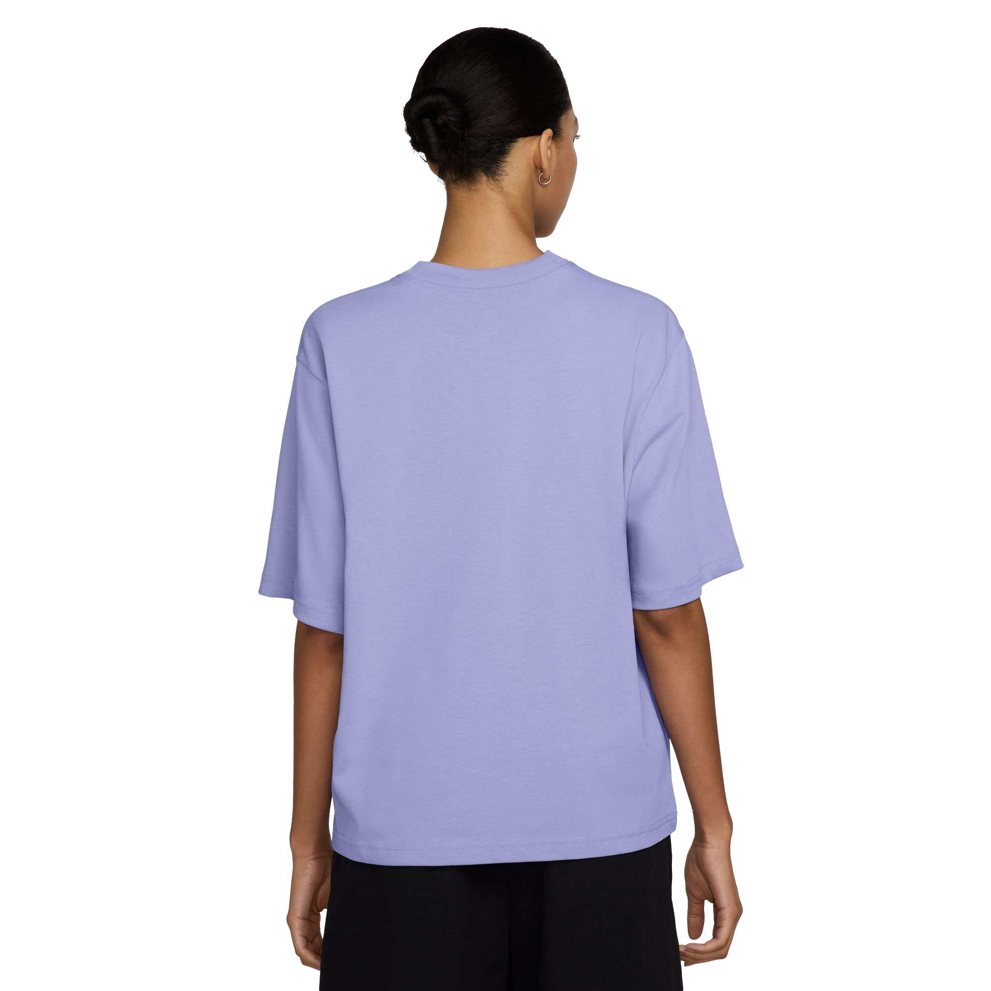 Nike Women's Sportswear Essential Boxy Tee - PURPLE Thumbnail View 2