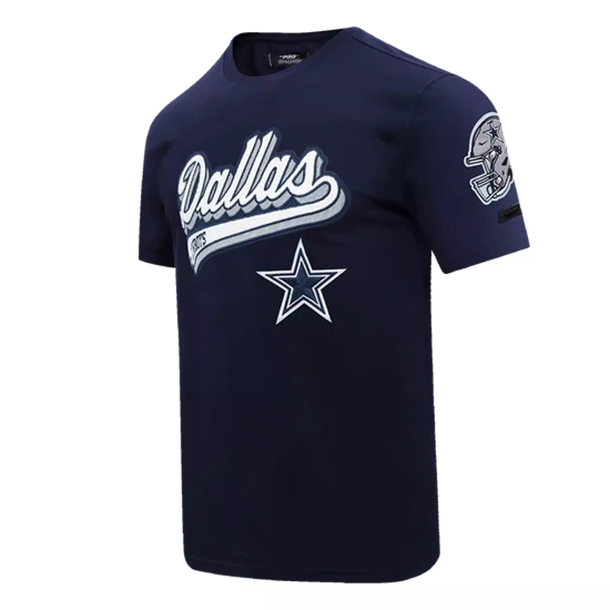 Pro Standard Dallas Cowboys Script Tail Tee-Navy - NAVY