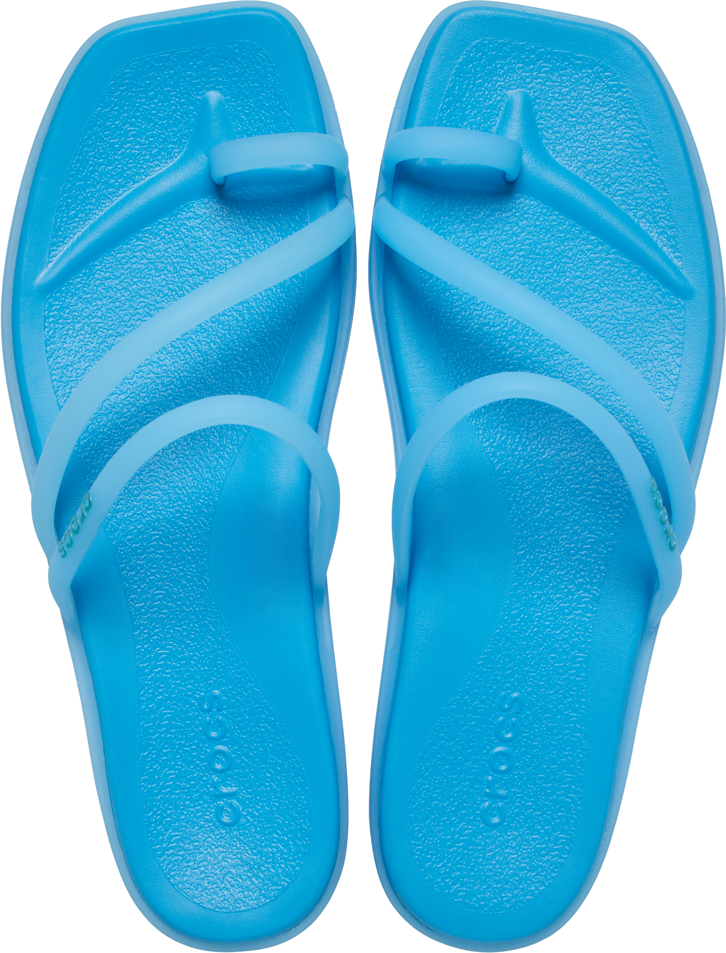 Crocs Miami Toe Loop "Blue" Women's Sandal - BLUE Thumbnail View 3