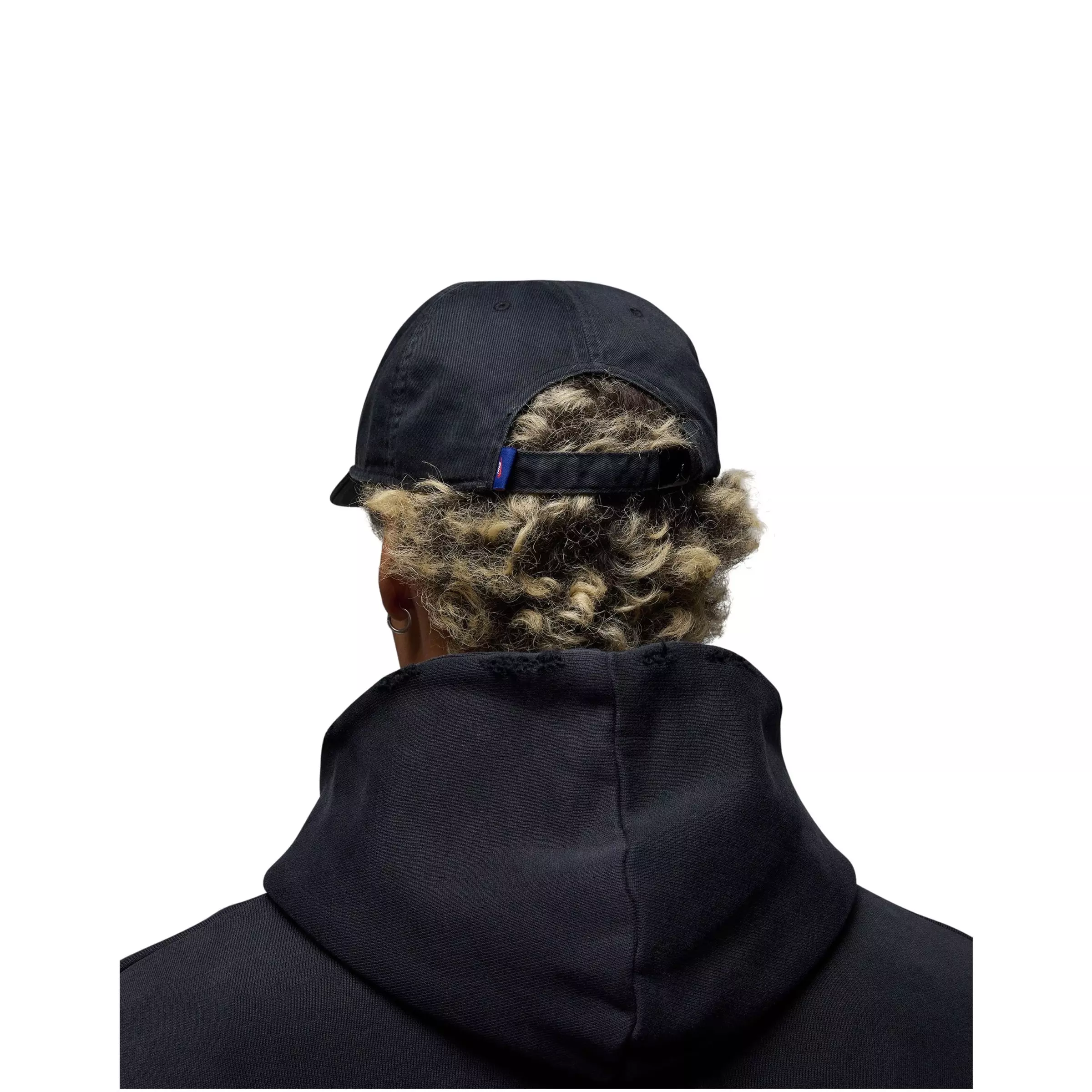 Jordan Pro Logo Adjustable Cap-Black/Chile Red - BLACK