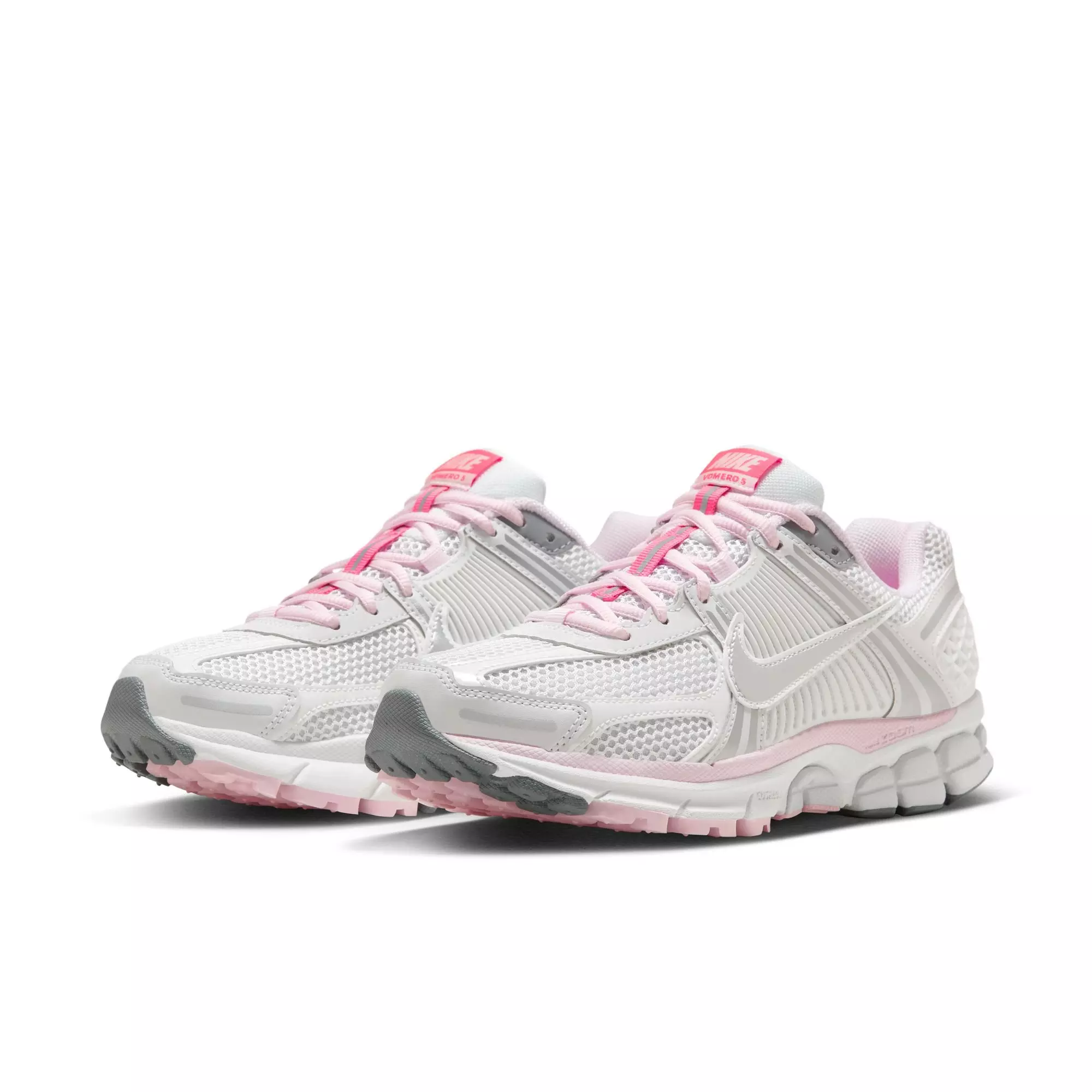 Nike Zoom Vomero 5 "Photon Dust/Metallic Silver/Summit White" Women's Shoe - WHITE/PINK
