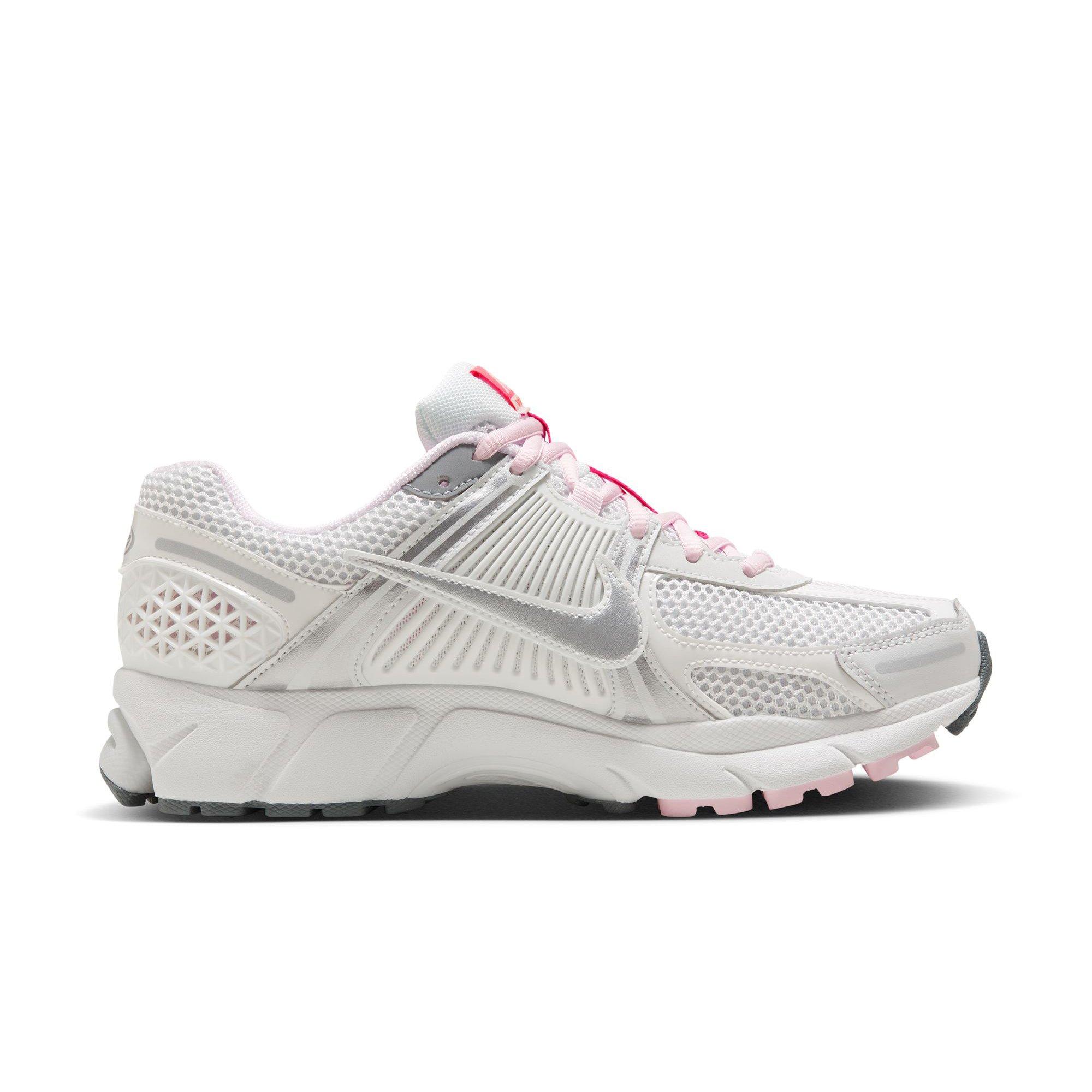 Nike Zoom Vomero 5 "Photon Dust/Metallic Silver/Summit White" Women's Shoe - WHITE/PINK Thumbnail View 2