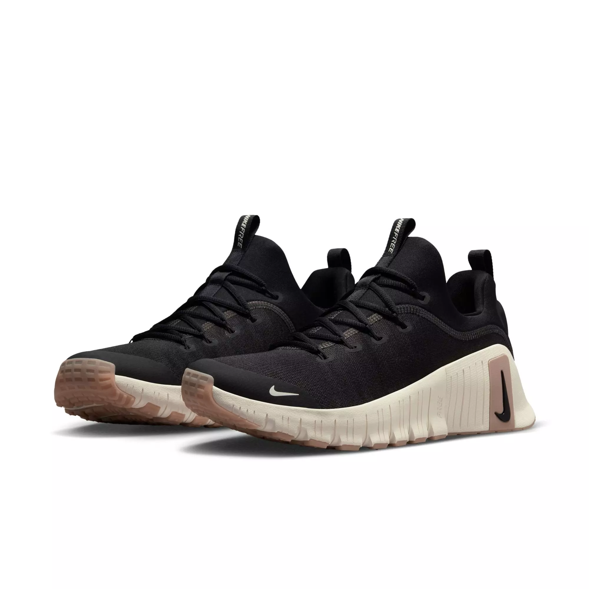 Nike Free Metcon 6 "Black/Coconut Milk/Gum Light Brown" Men's Workout Shoe - BLACK/TAN
